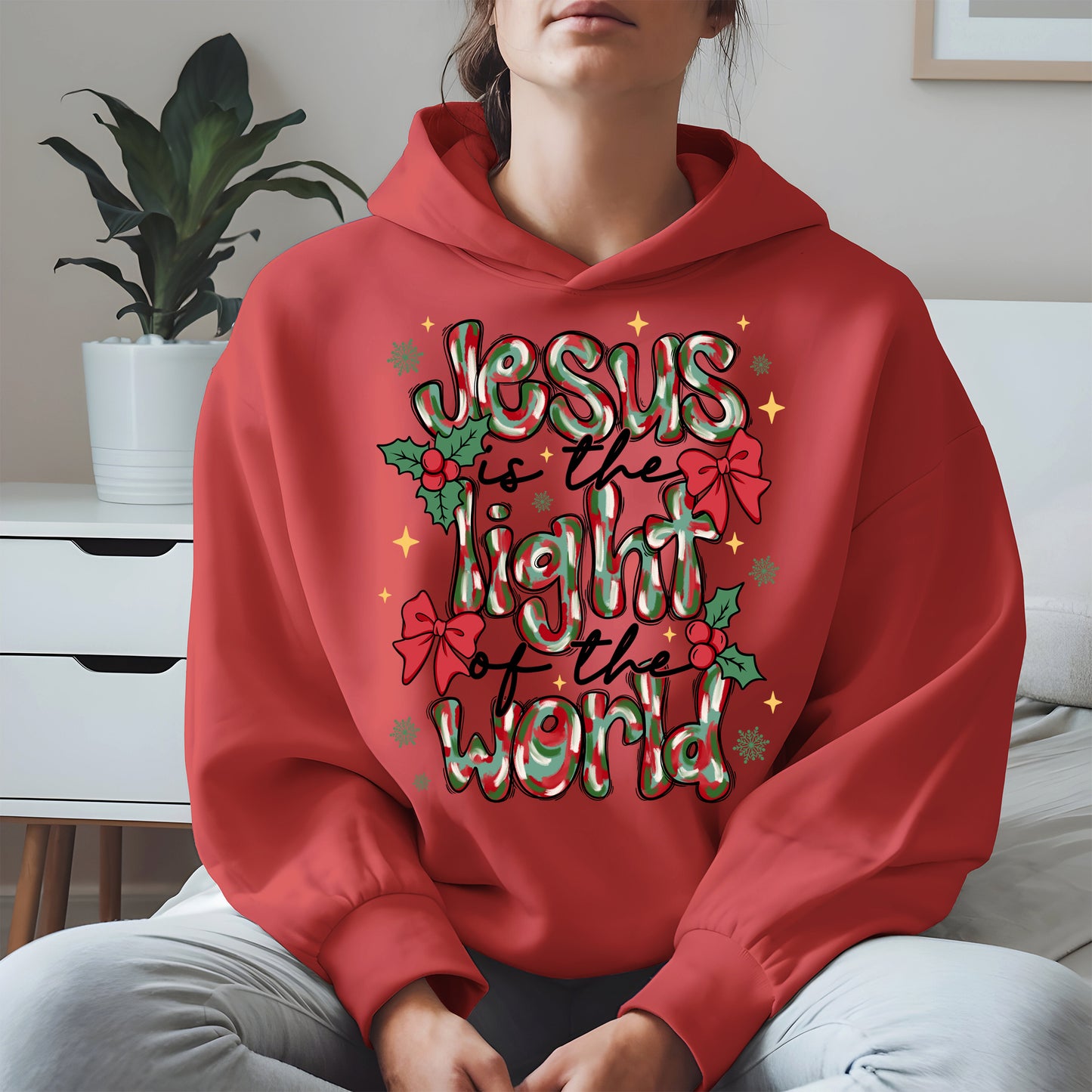 Jesus Light of the World Christmas Shirt