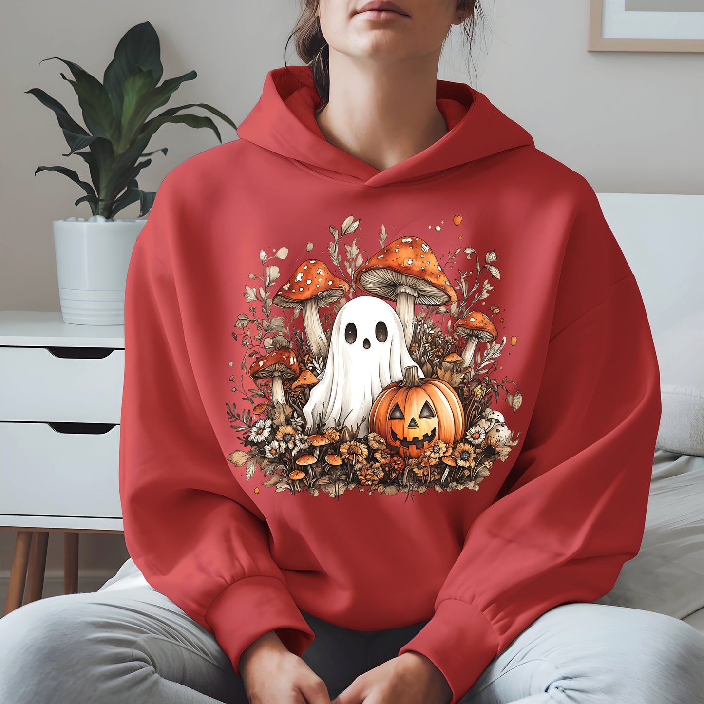 Floral Cute Ghost halloween shirt
