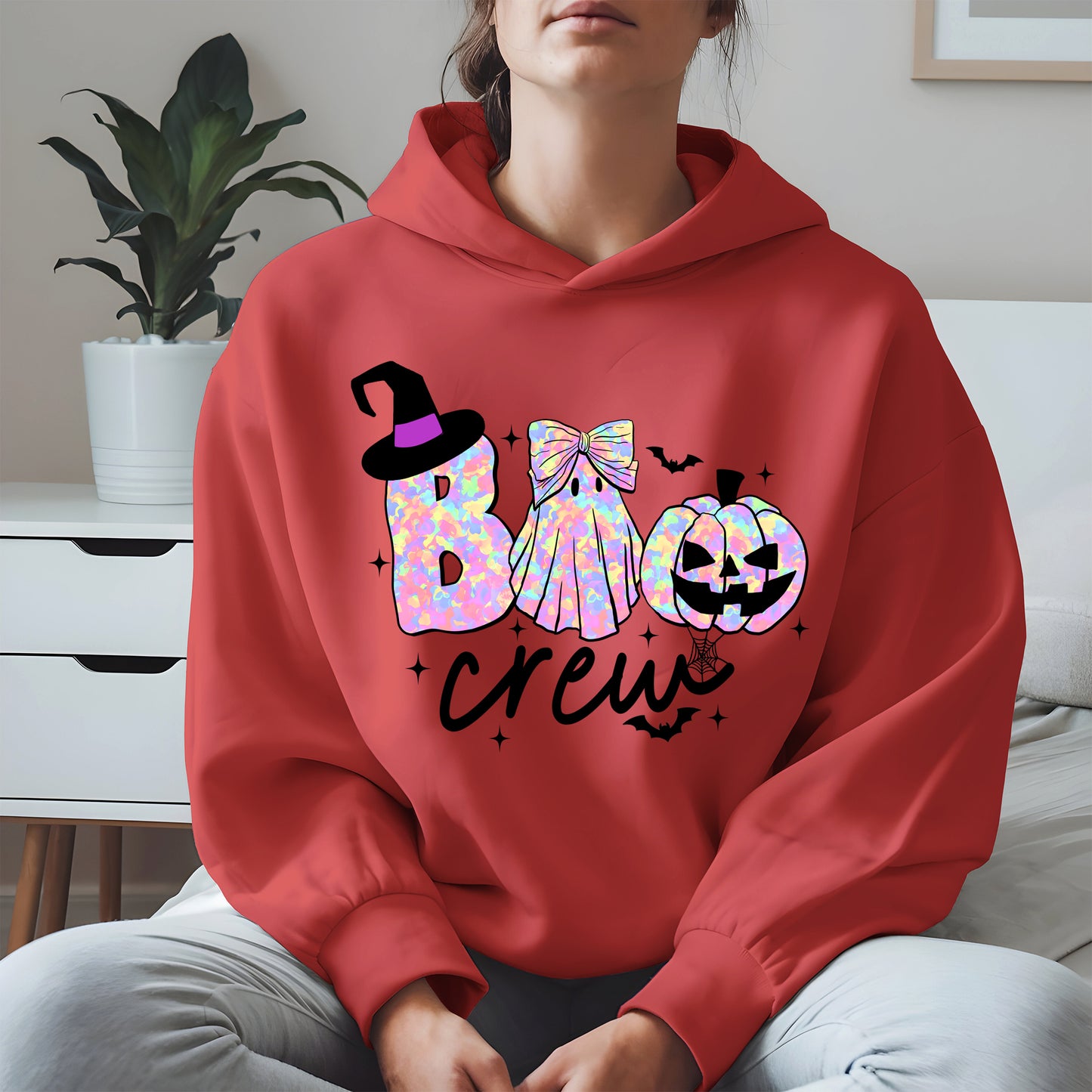 Boo Crew halloween shirt and hoodie