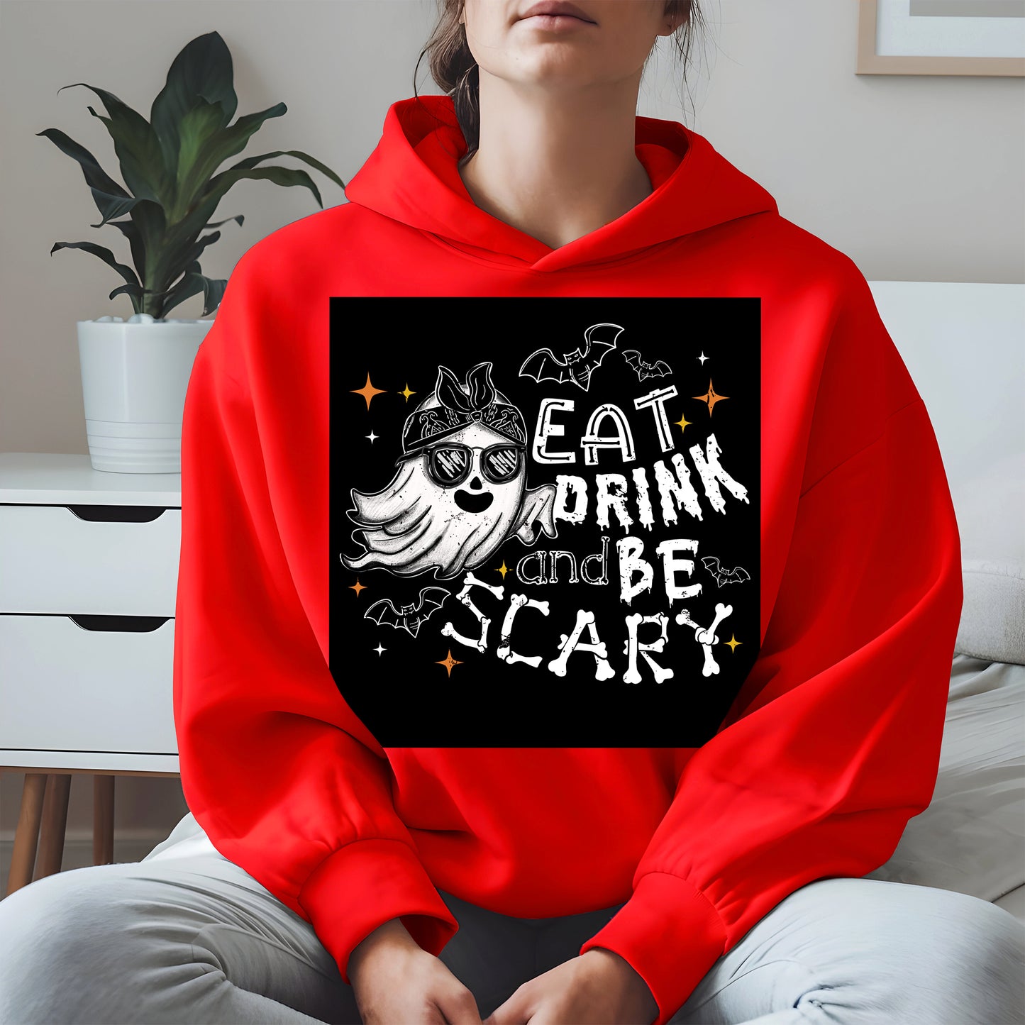 Eat Drink and Be Scary halloween shirt