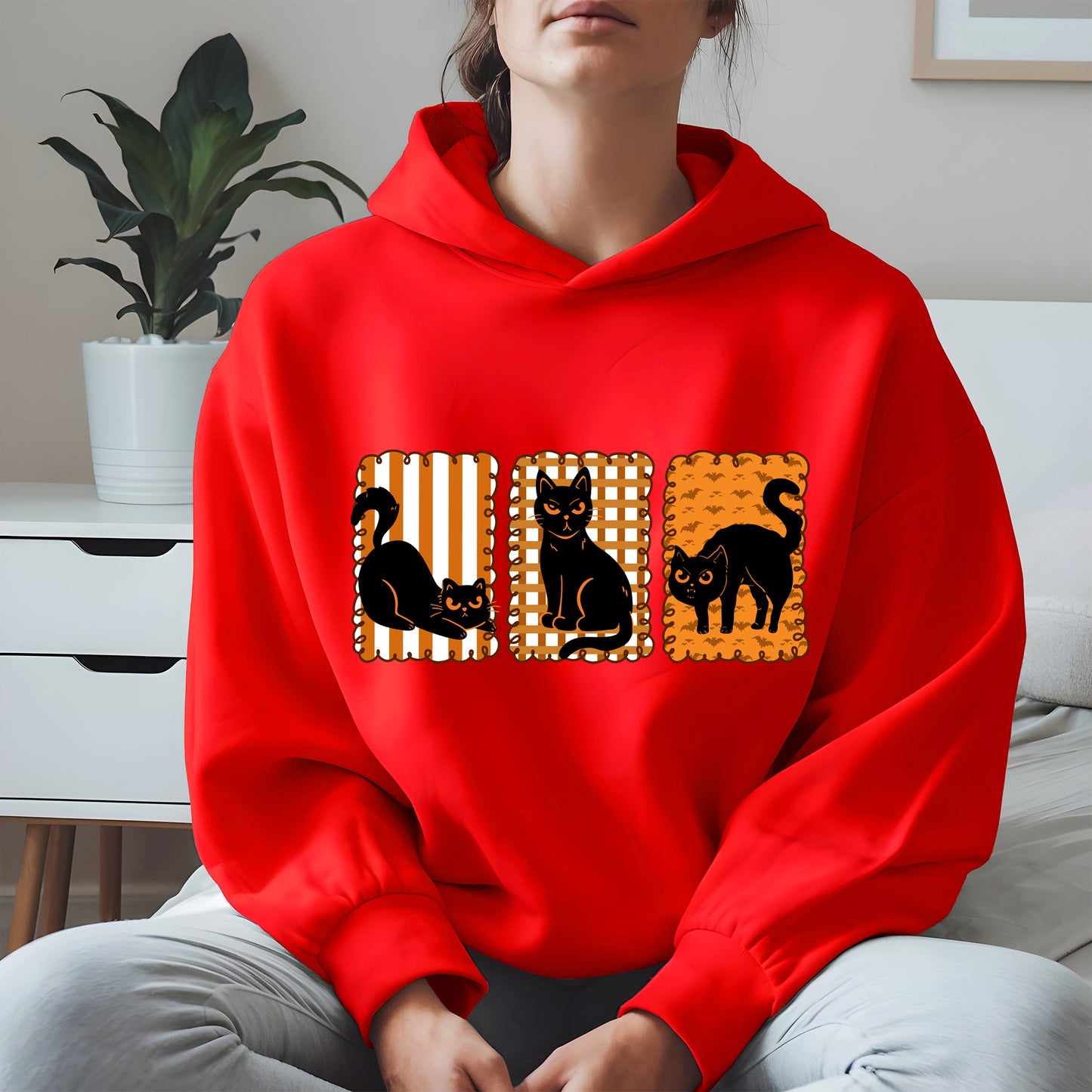 Black Cat Halloween shirt and sweatshirt