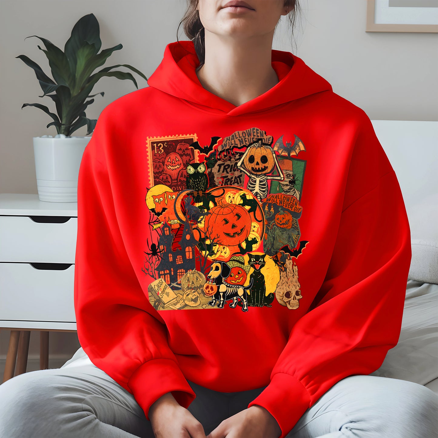 Collage Halloween shirt and hoodie