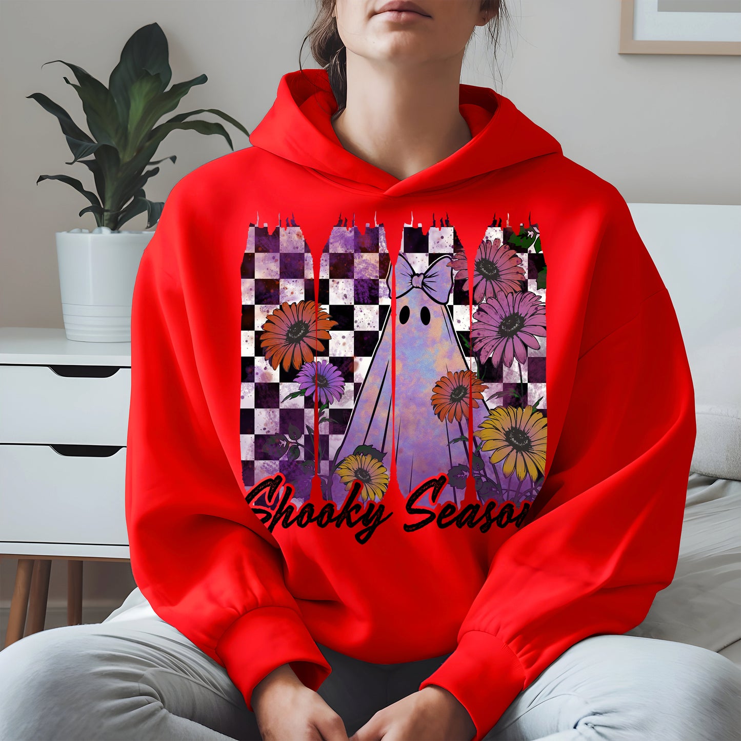 Floral Ghost Halloween shirt