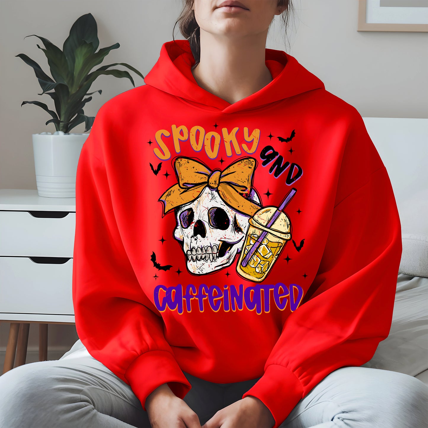 Spooky and Caffeinated halloween shirt