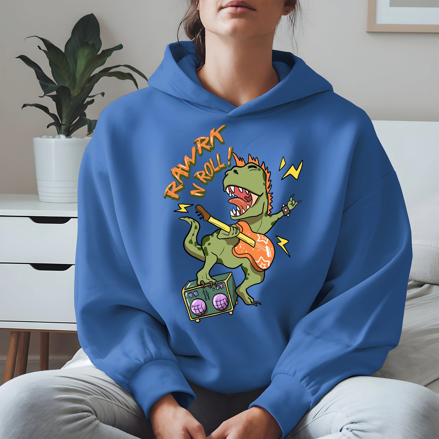 Rawrk N Roll Dinosaur Shirt