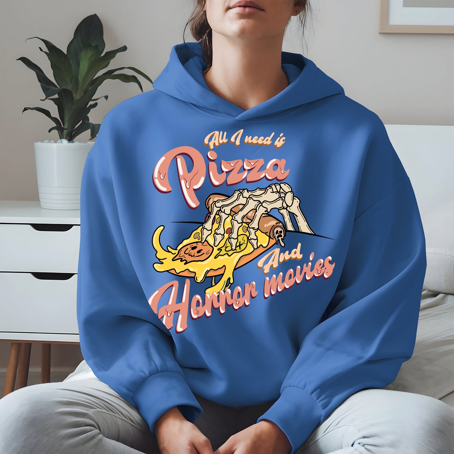 All I Need Is Pizza And Horror Movies Shirt