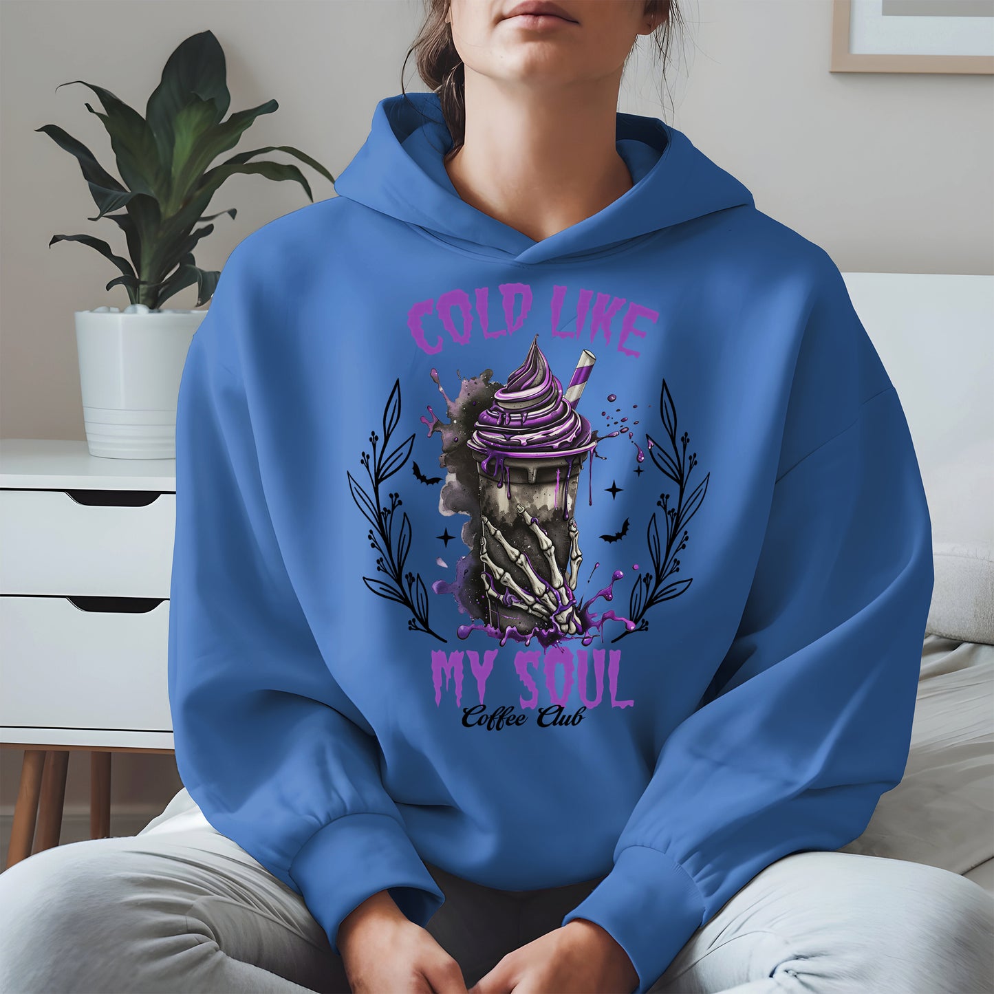 Cold Like My Soul Skeleton Drink Halloween Shirt