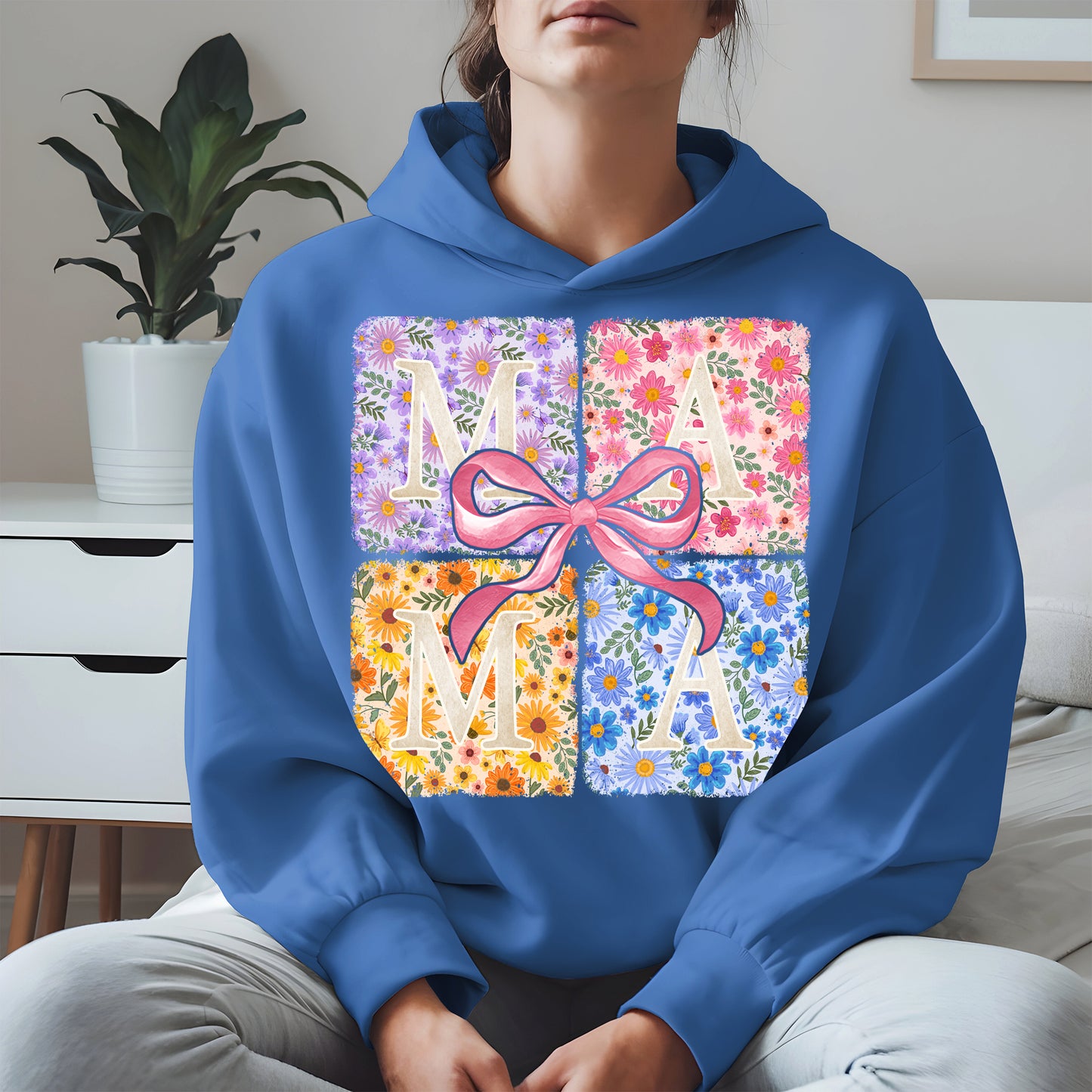 Floral MAMA Shirt Mother Tee Hoodie Sweatshirt Gift for Moms