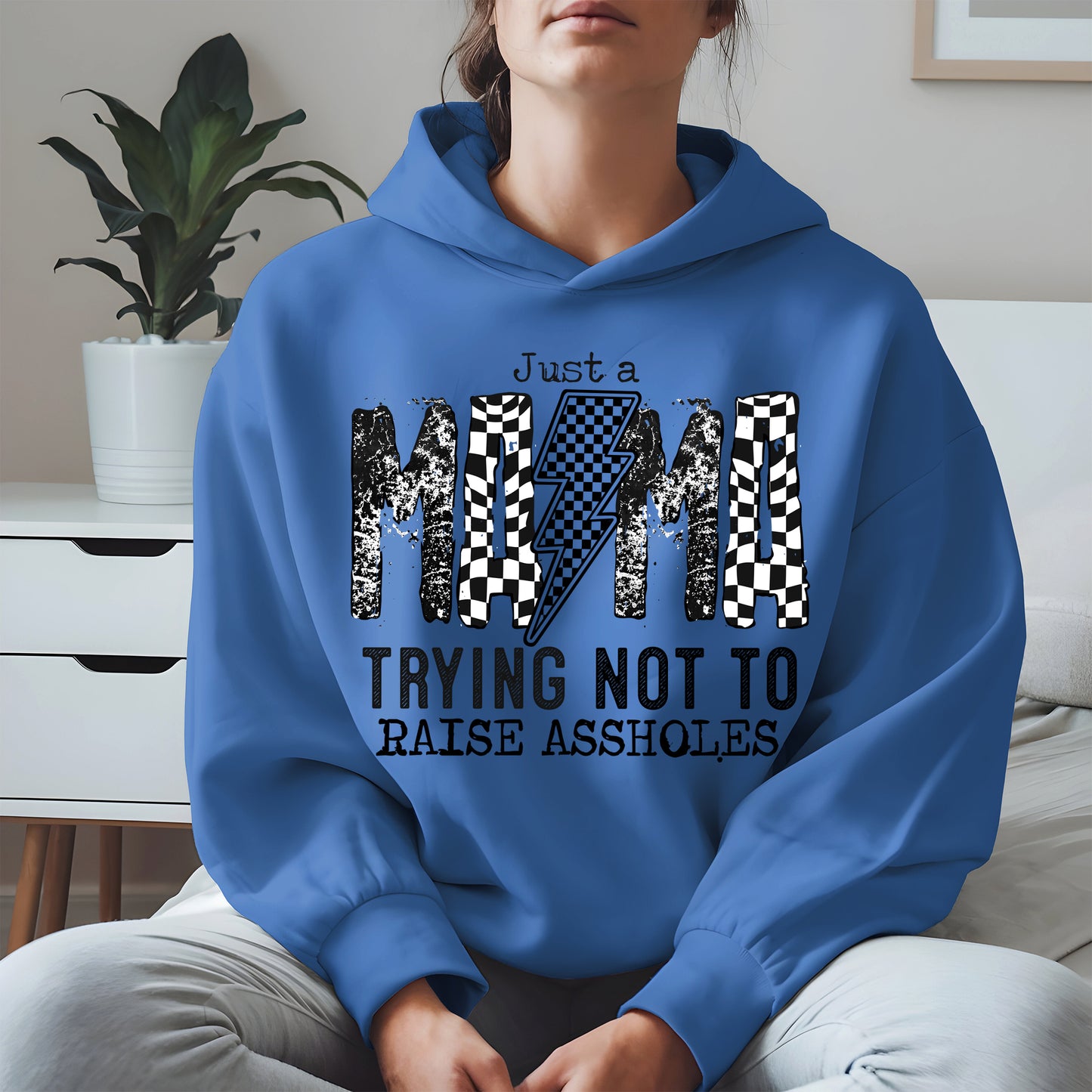 Just a Mama Trying Shirt Hoodie Sweatshirt Gift for Moms