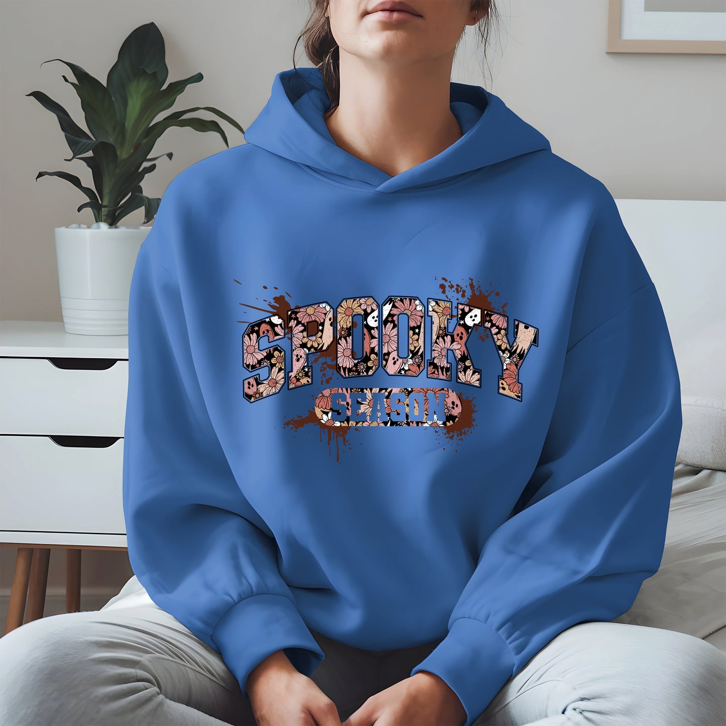 Grunge Floral Spooky Season Shirt