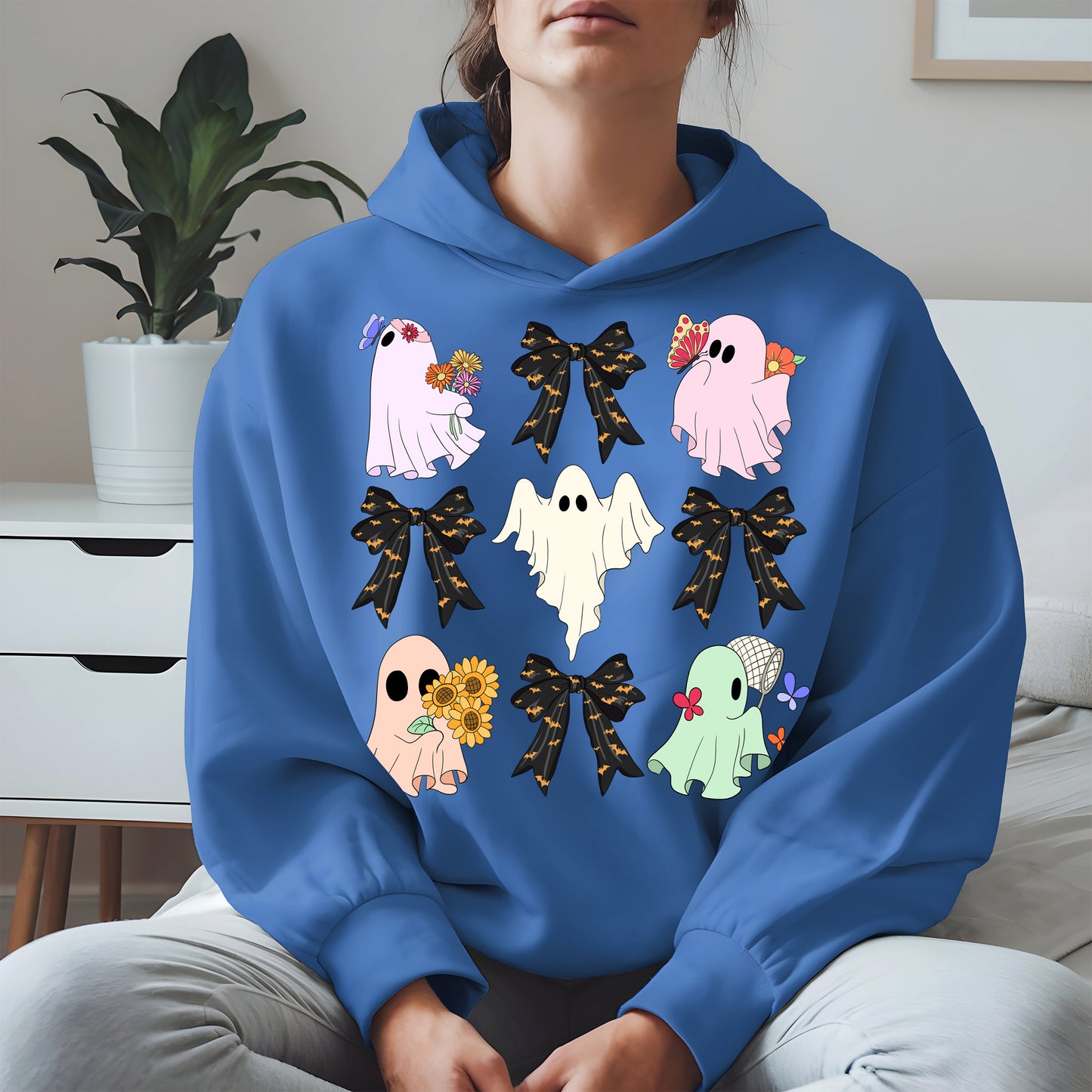 Cute Ghost and Bow Halloween Shirt
