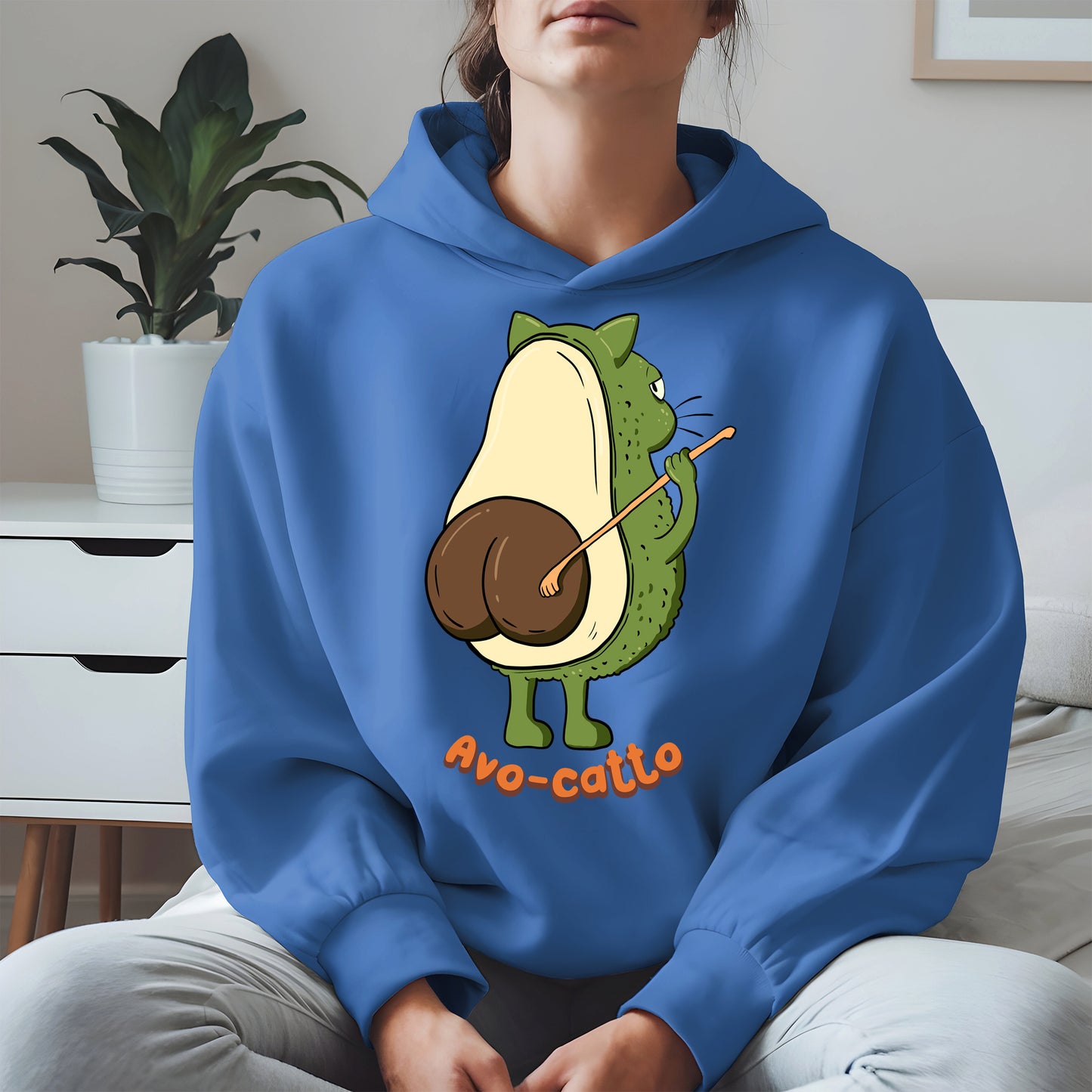 Avo-catto Shirt Hoodie Sweatshirt