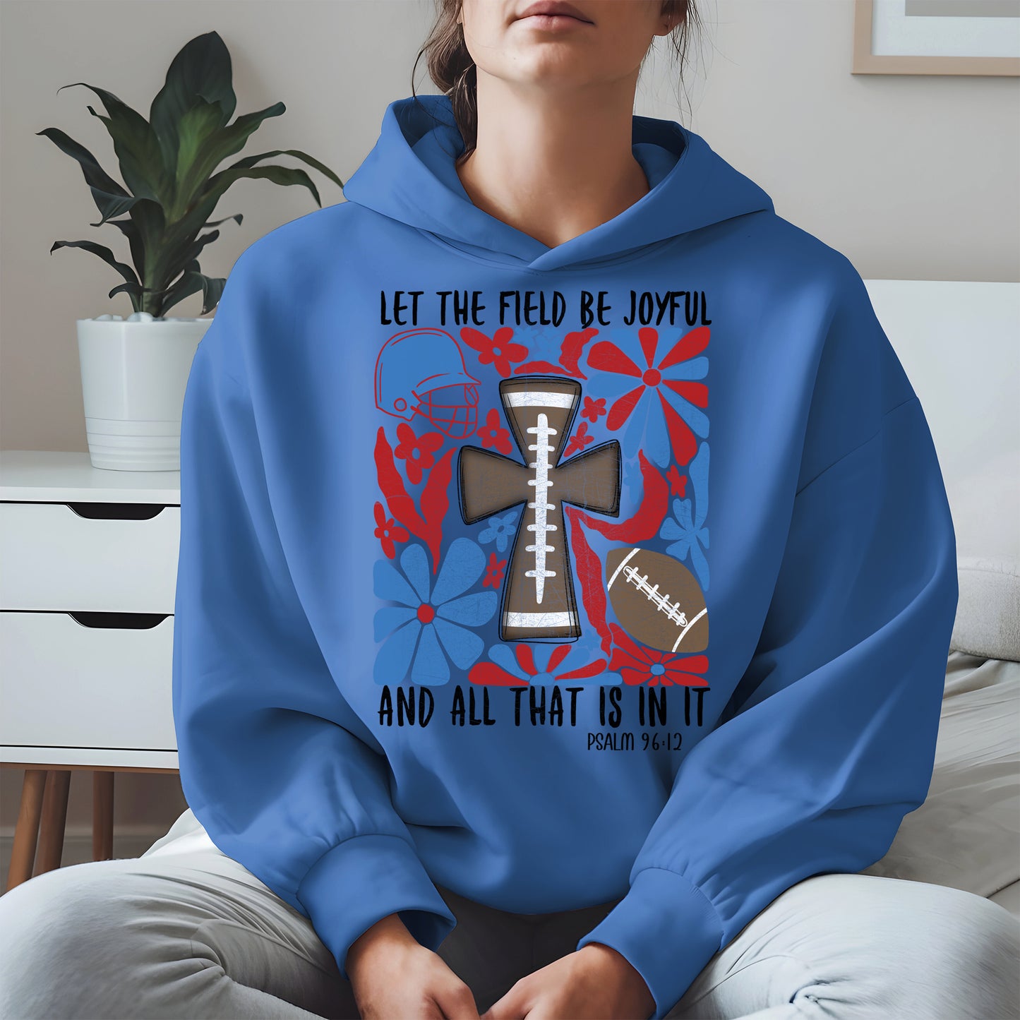 Faith Football Shirt Sport Tee Hoodie Sweatshirt Gift for Fans