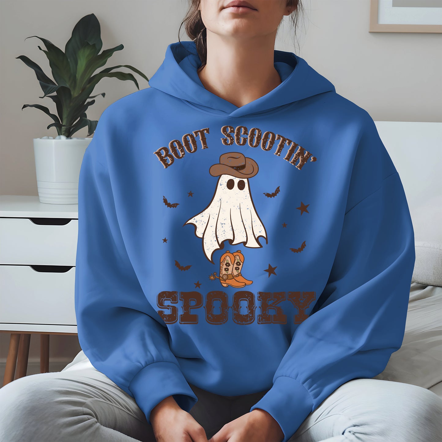 Boot Scootin Spooky Ghost Tee