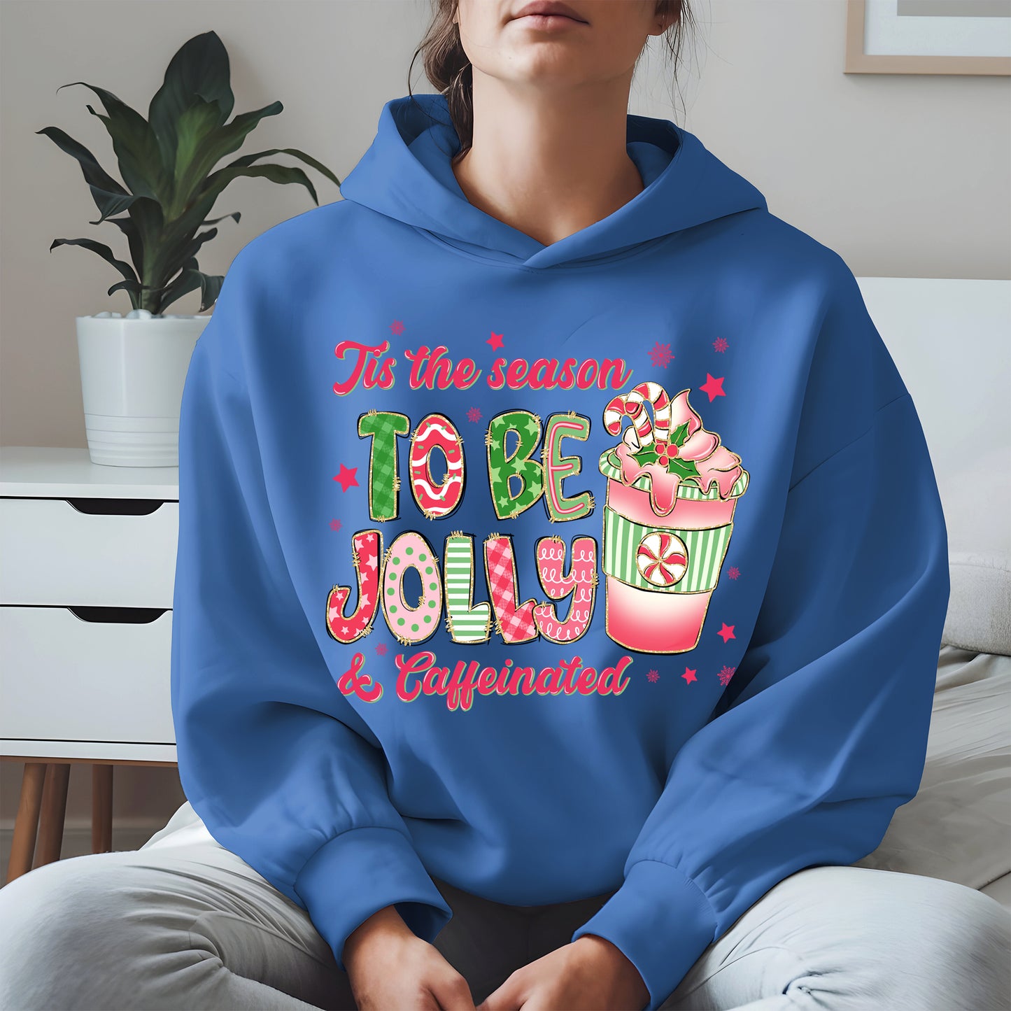 Tis the Season to Be Jolly and Caffeinated Shirt