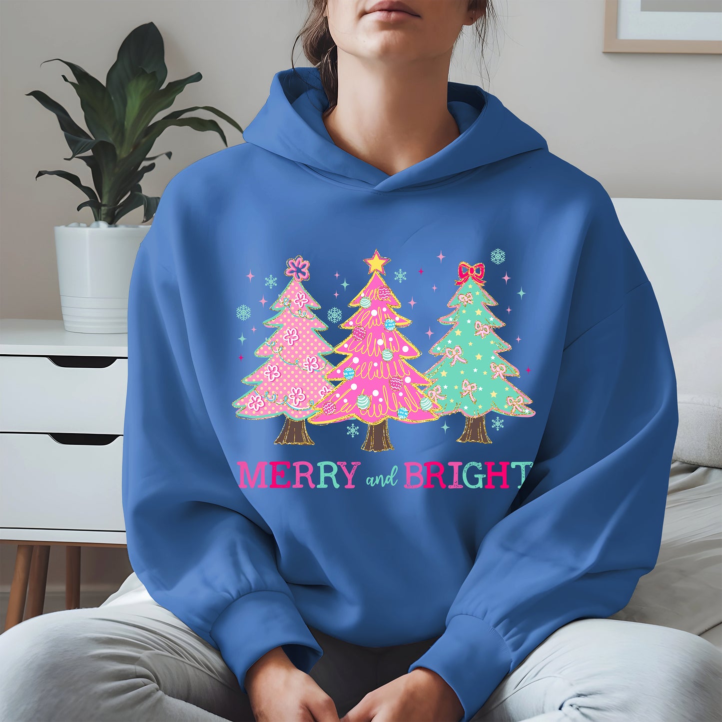 Merry and Bright Christmas Tree Shirt