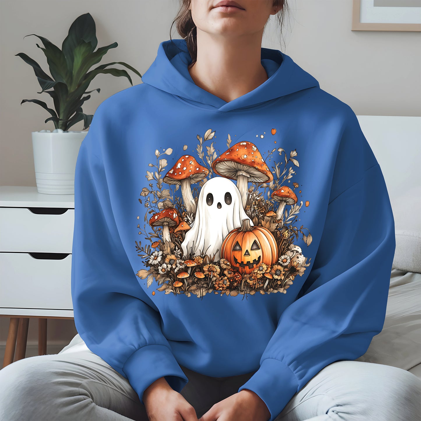 Floral Cute Ghost halloween shirt