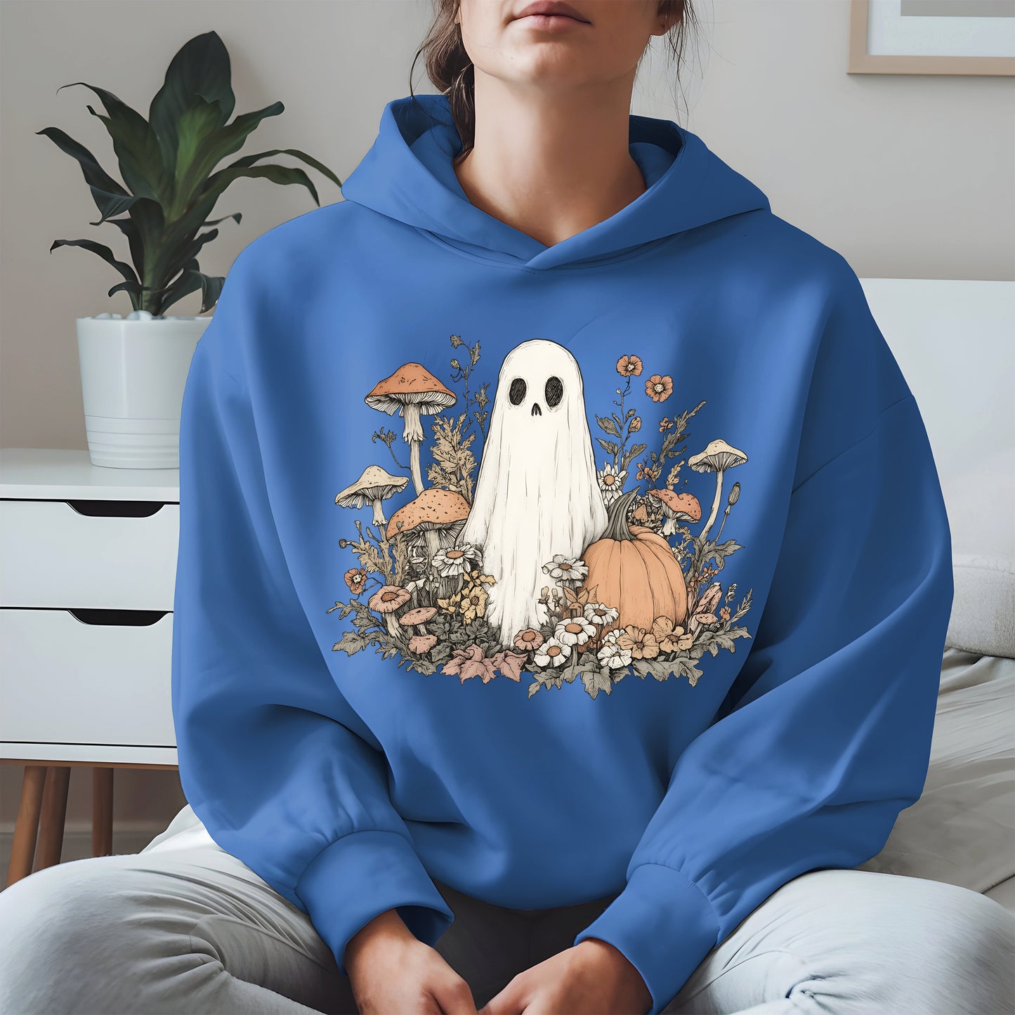 Retro Floral Ghost halloween shirt