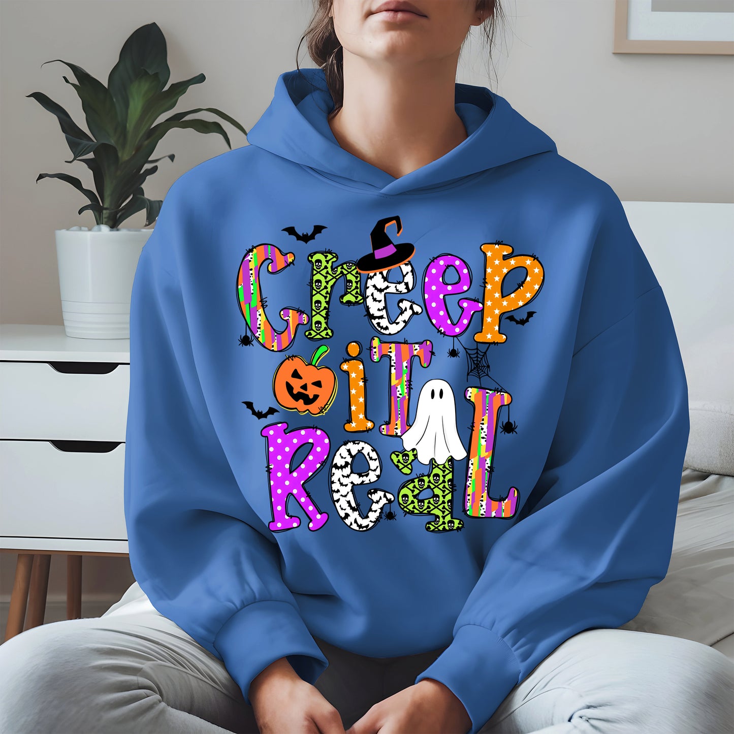 Creep It Real Doodle halloween shirt