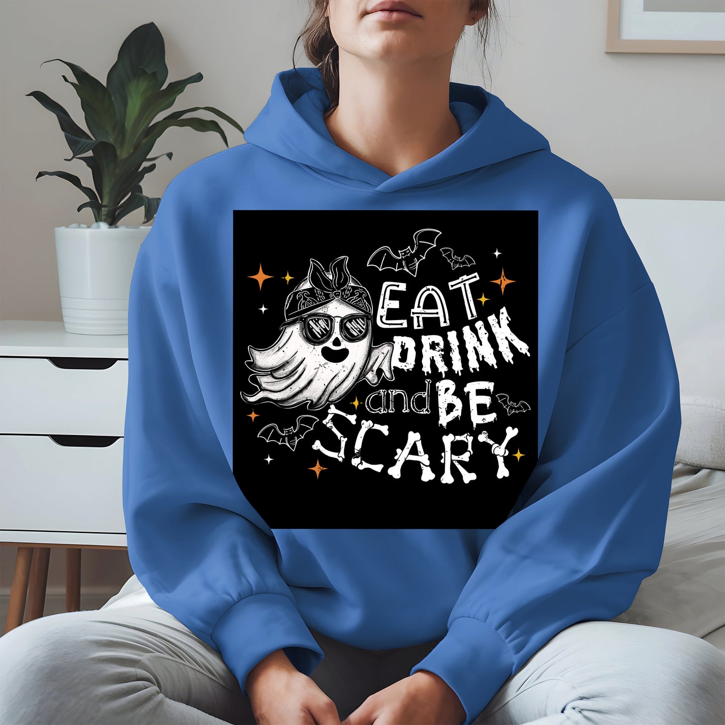 Eat Drink and Be Scary halloween shirt