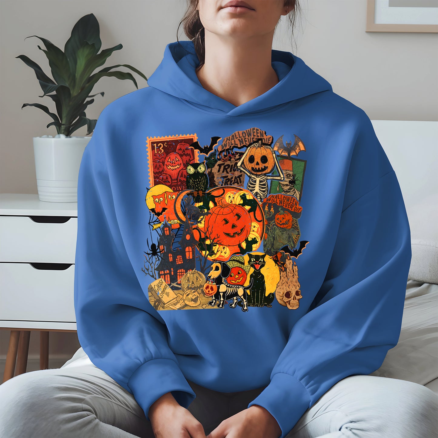 Collage Halloween shirt and hoodie