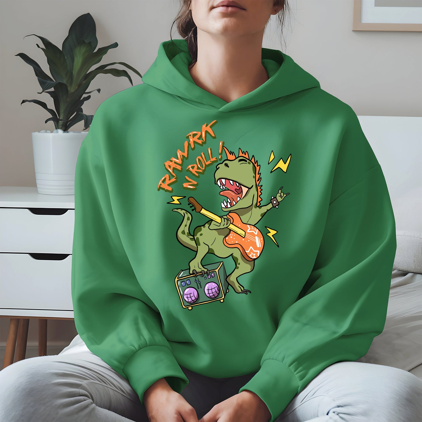 Rawrk N Roll Dinosaur Shirt