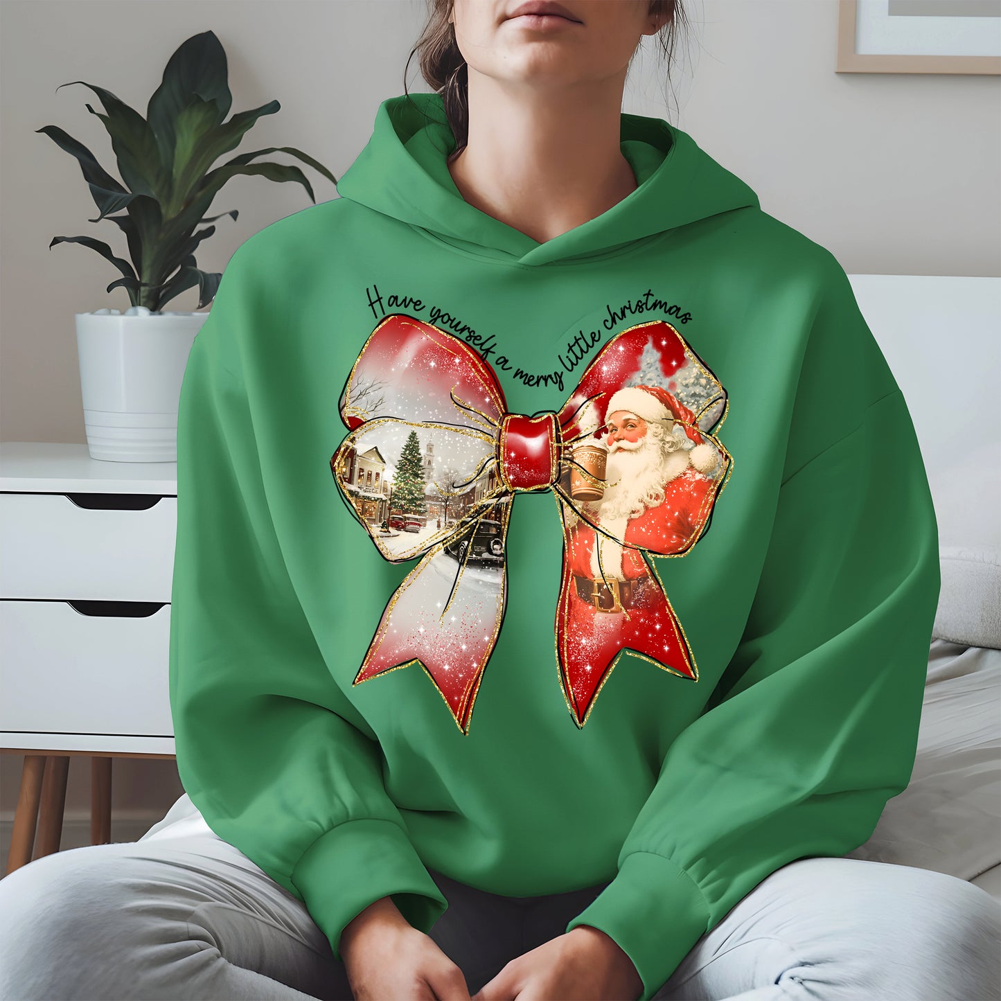 Small Town Christmas Santa Holiday Shirt