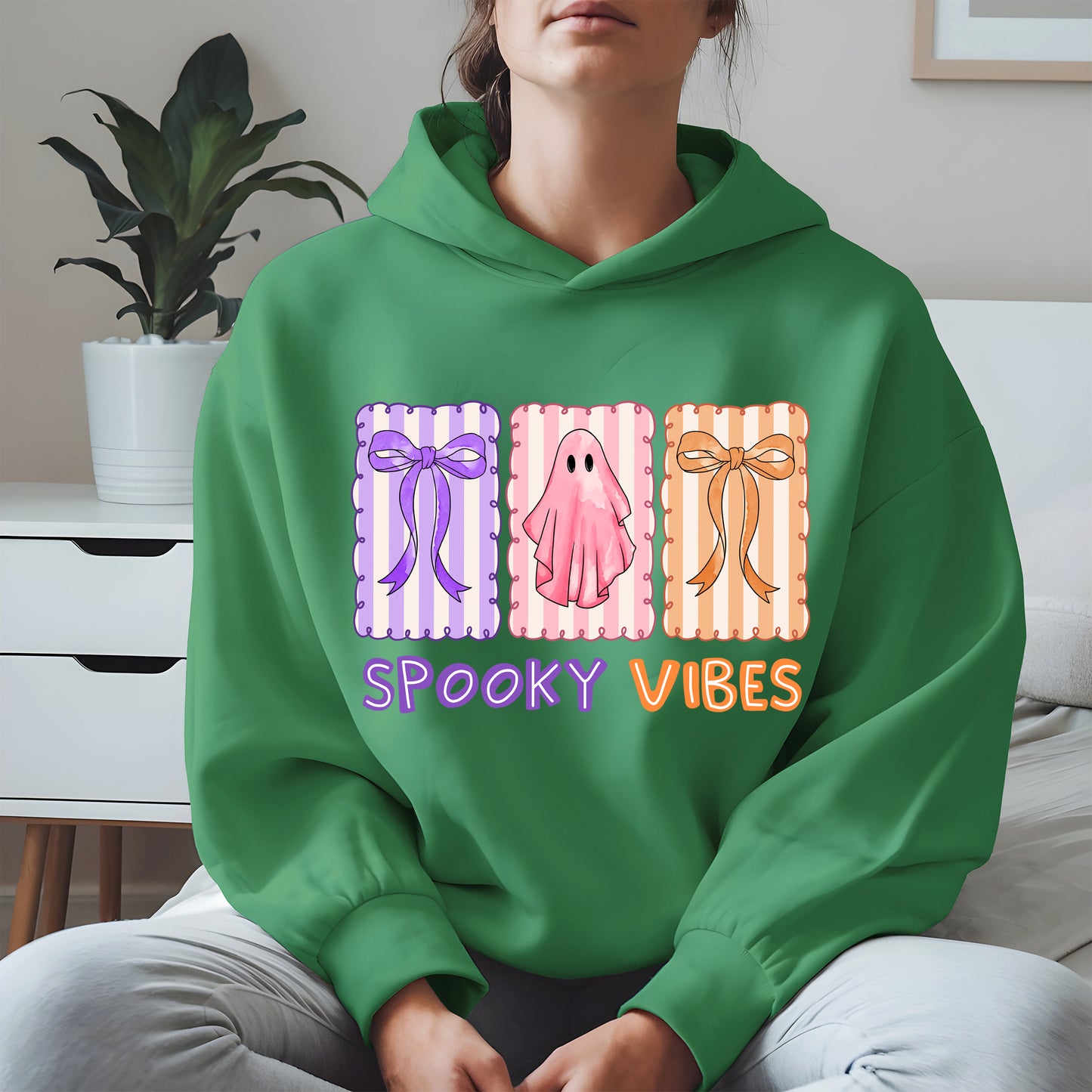Spooky Vibes Shirt Hoodie Sweatshirt for Halloween and Fall Looks