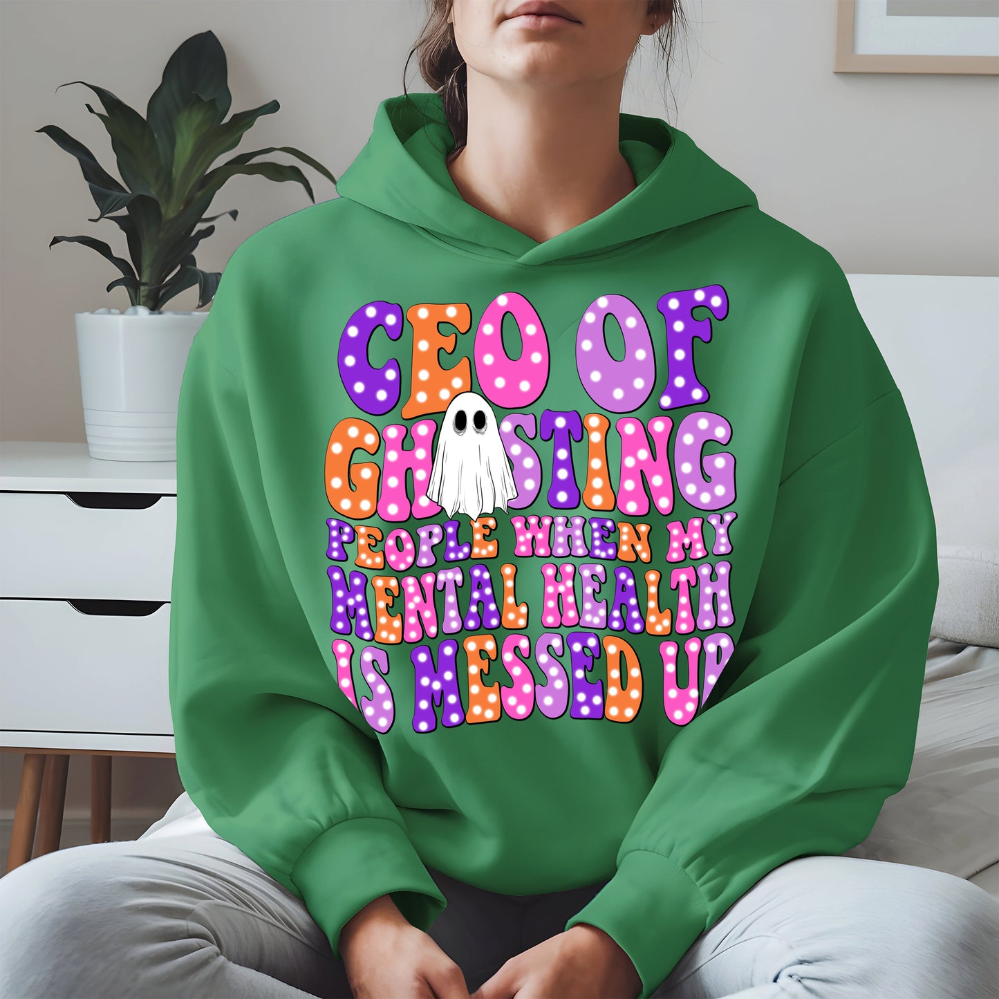 CEO of Ghosting Mental Health Shirt - Funny Ghost Tee