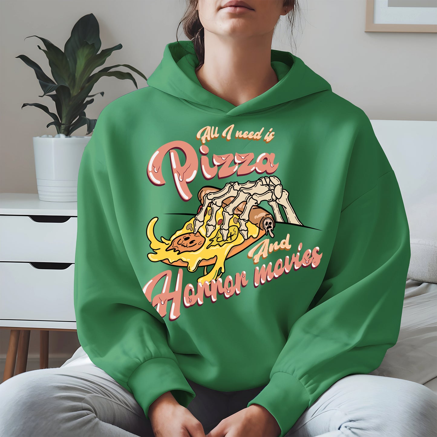 All I Need Is Pizza And Horror Movies Shirt