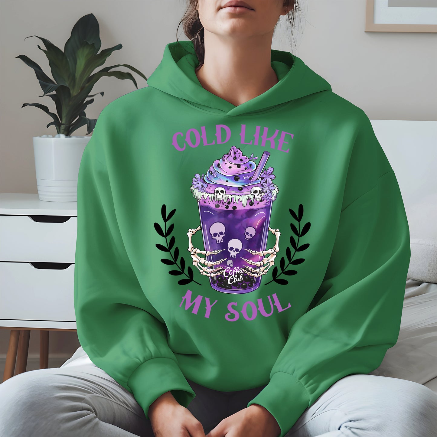 Cold Like My Soul Iced Coffee Halloween Shirt