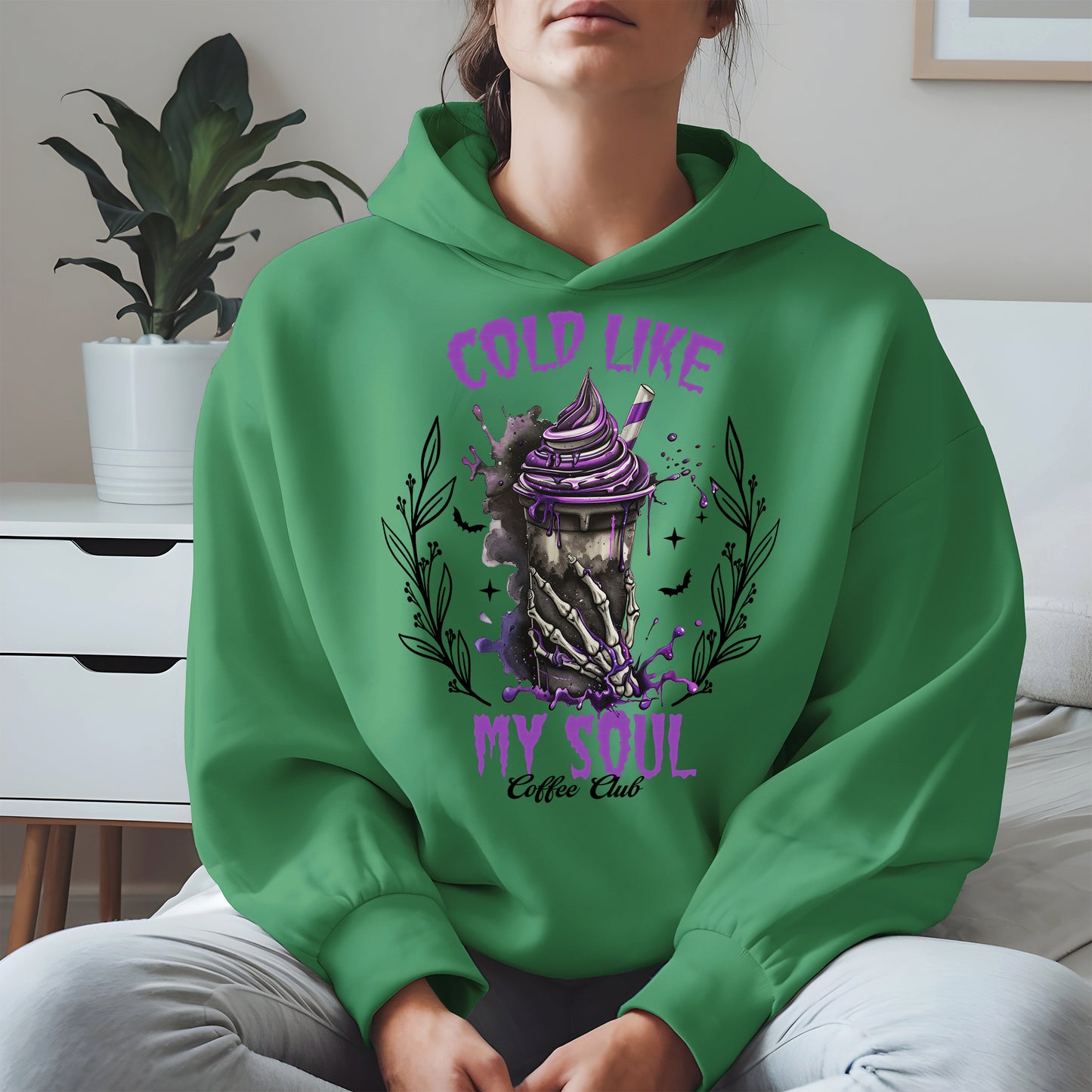 Cold Like My Soul Skeleton Drink Halloween Shirt