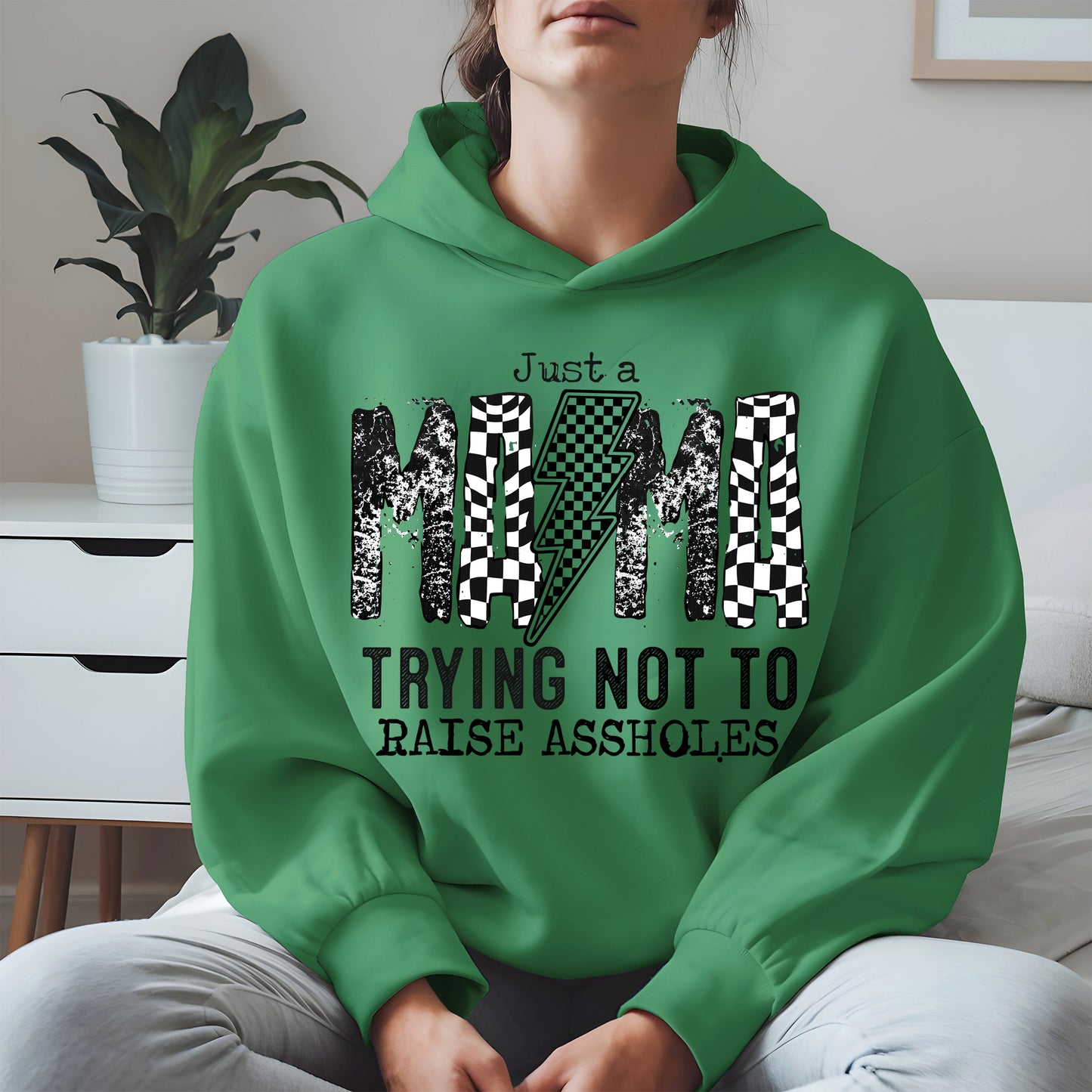 Just a Mama Trying Shirt Hoodie Sweatshirt Gift for Moms