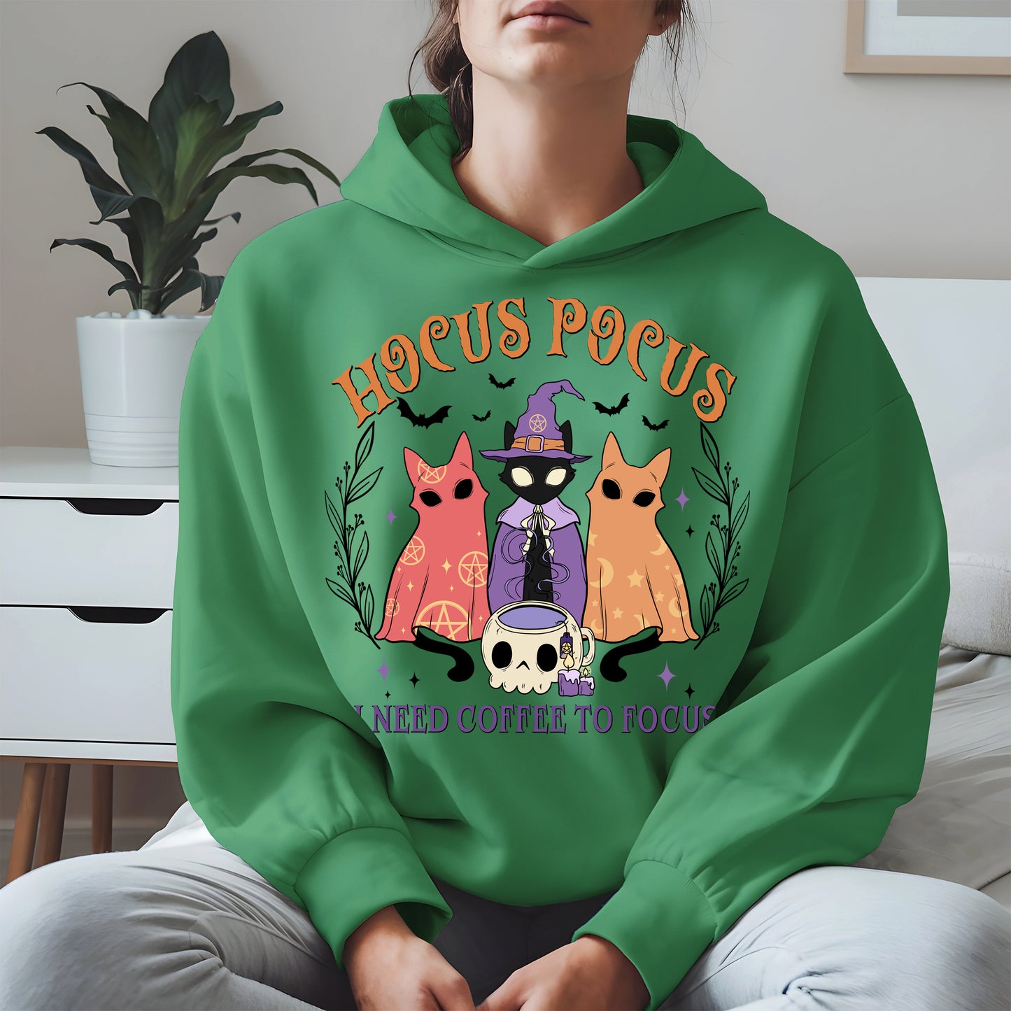 Hocus Pocus Coffee Cat Shirt