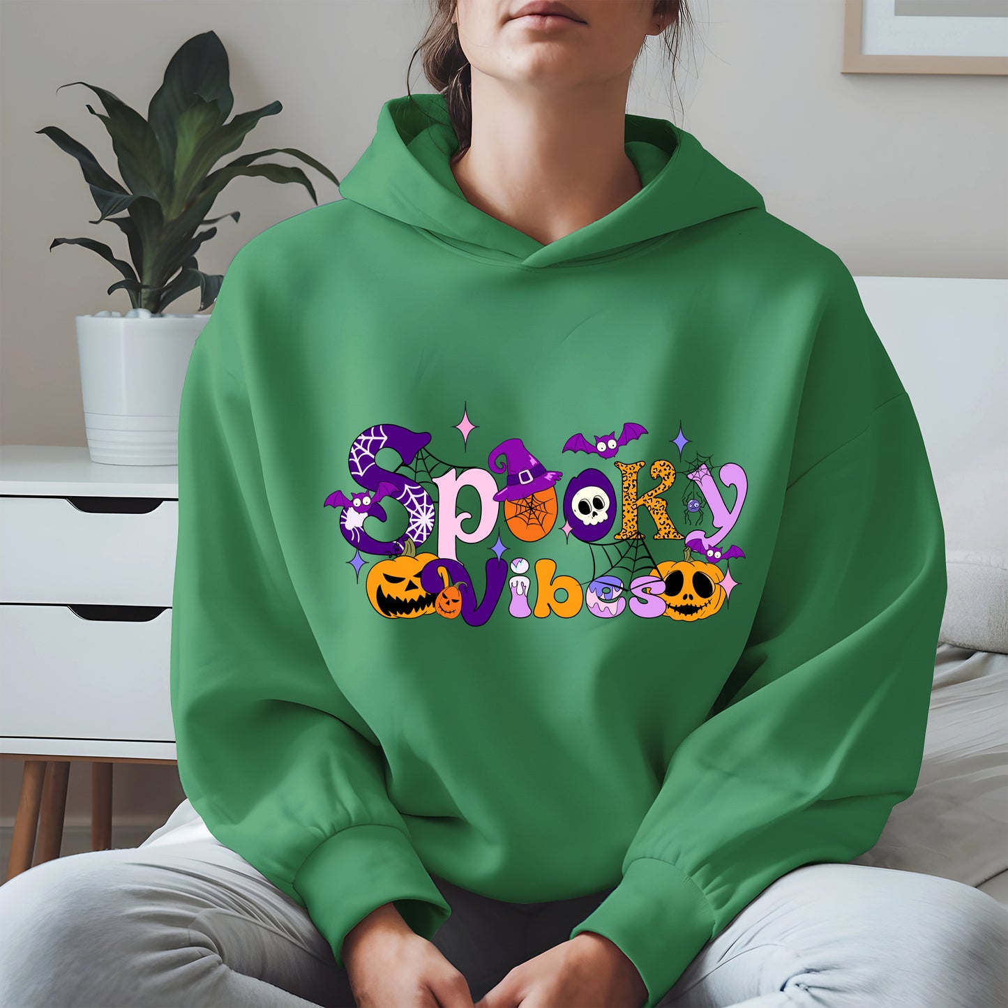 Spooky Vibes Halloween Sweatshirt