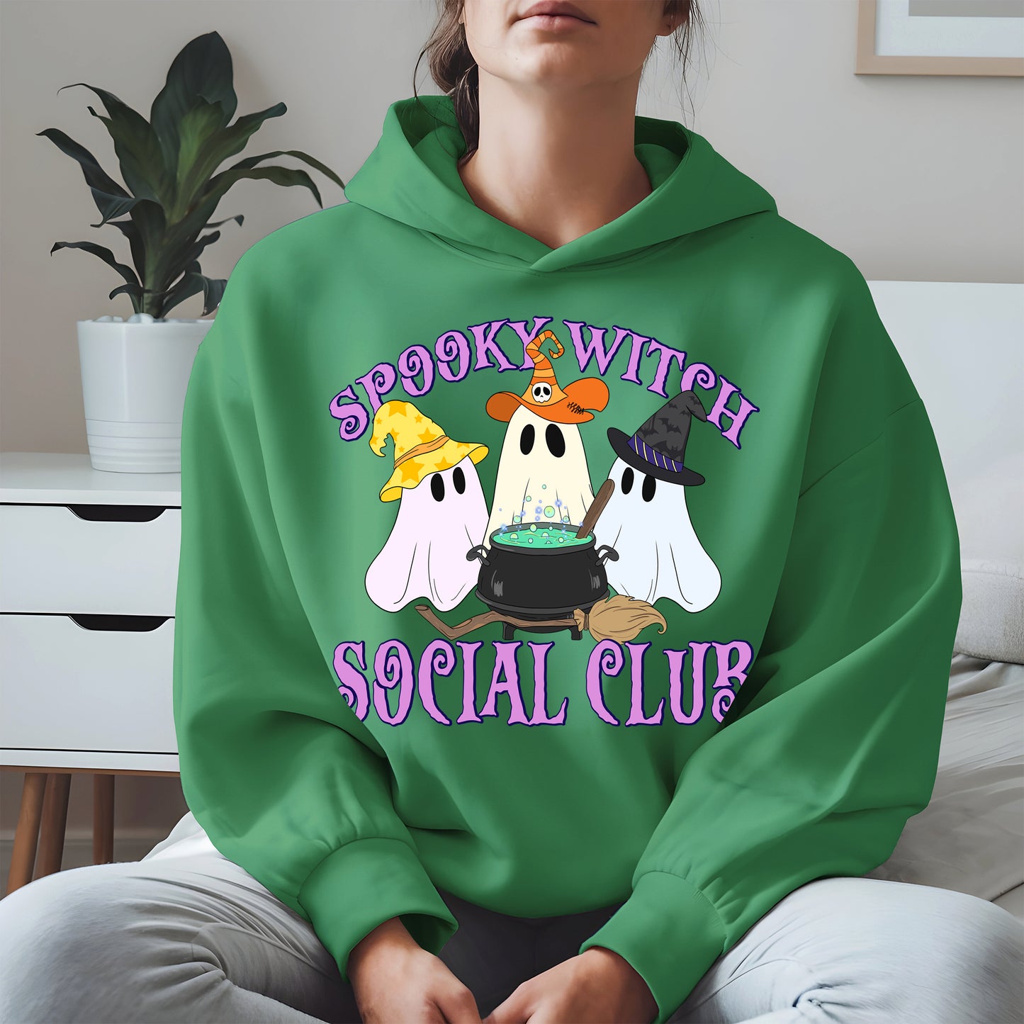 Spooky Witch Social Club Halloween Shirt