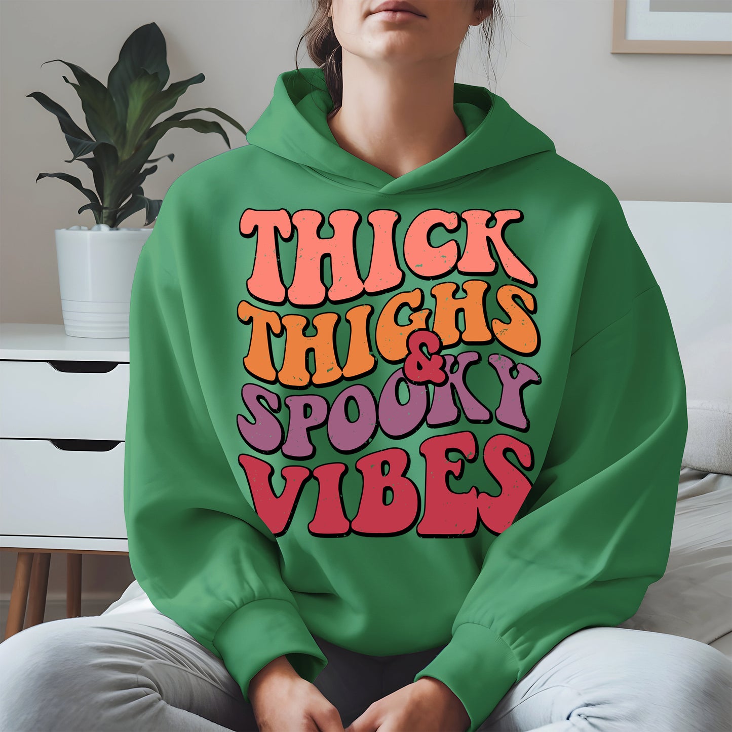 Thick Thighs and Spooky Vibes Shirt