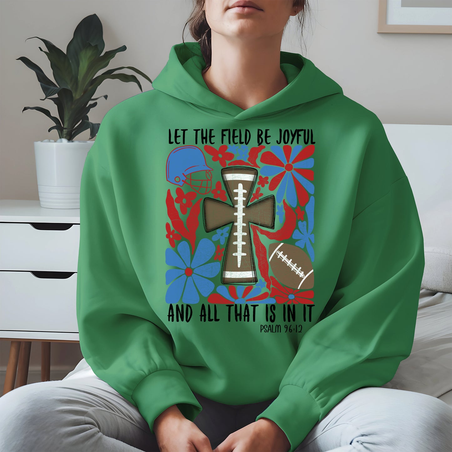 Faith Football Shirt Sport Tee Hoodie Sweatshirt Gift for Fans