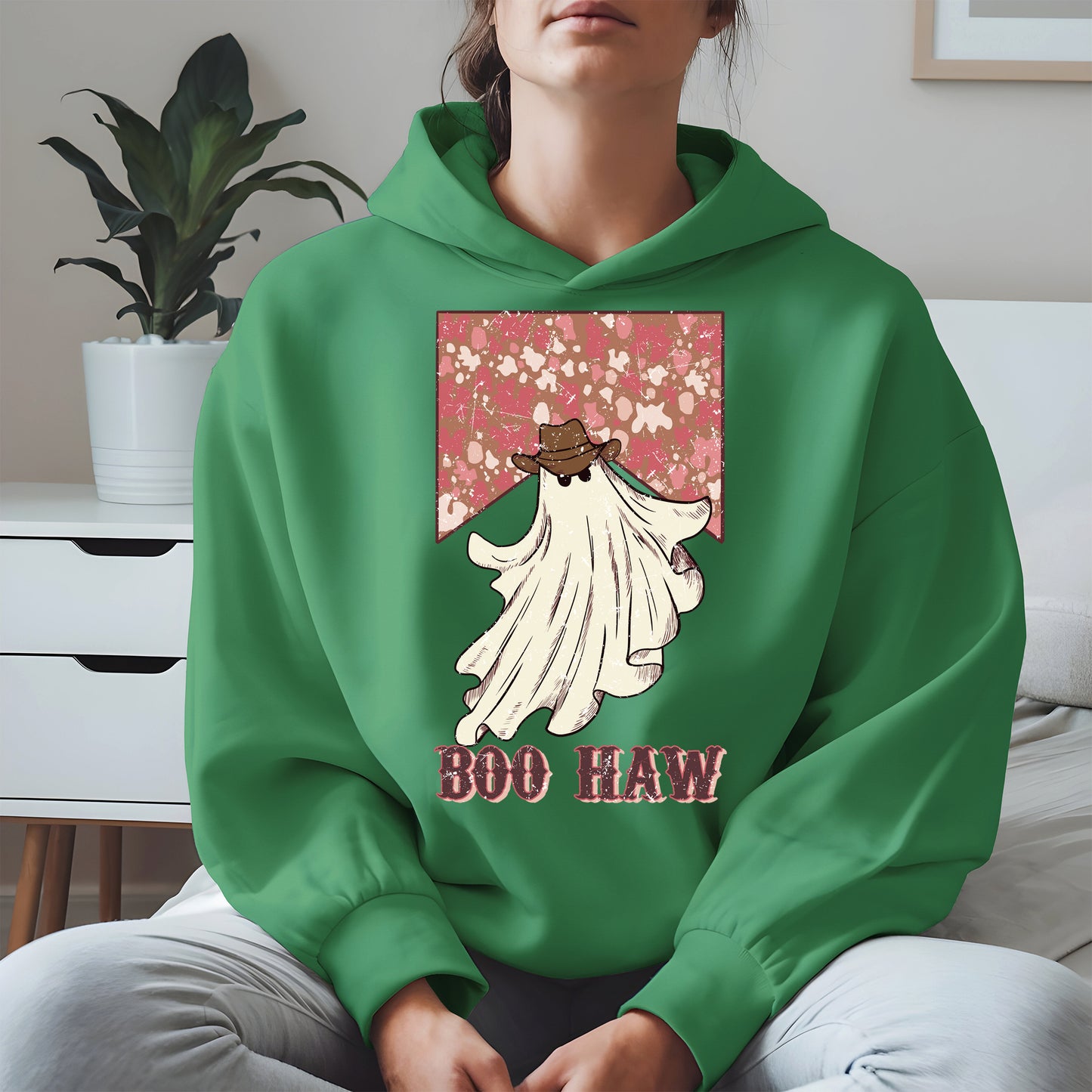 Boo Haw Western Ghost Cowgirl Tee