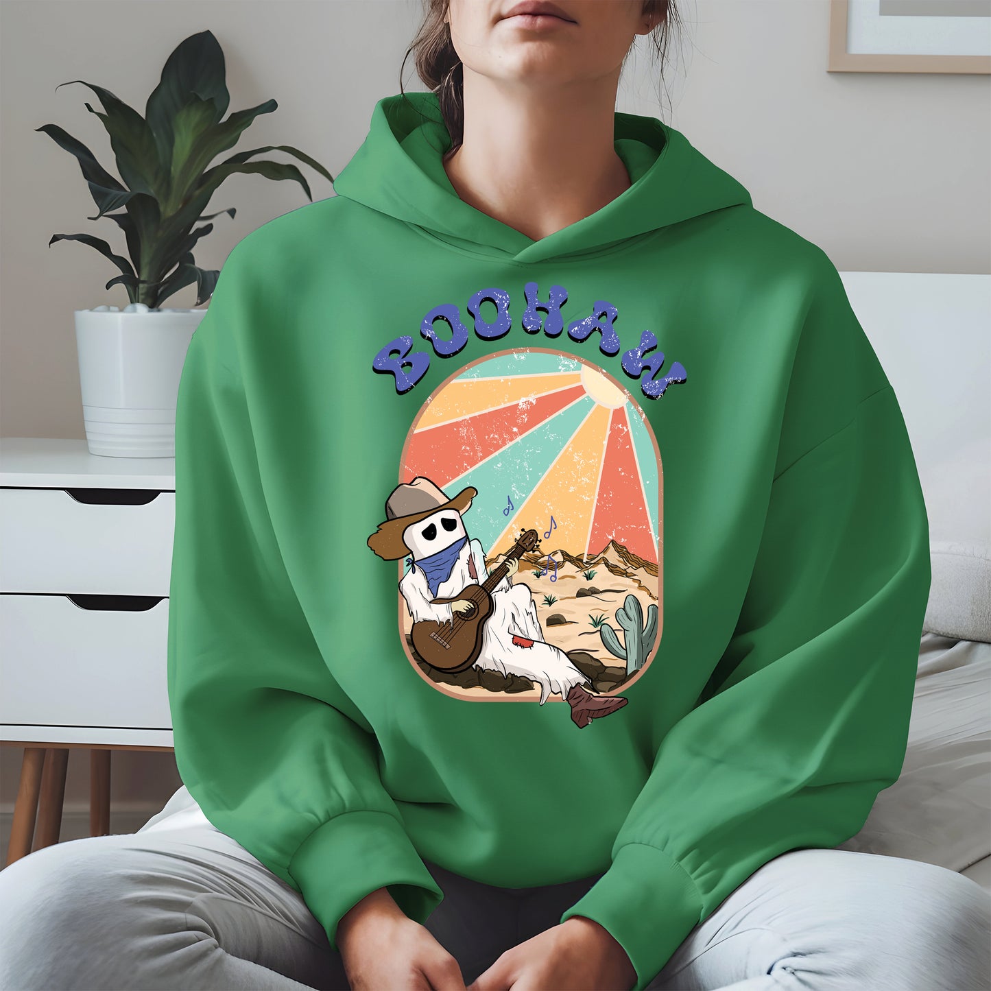Boohaw Singing Ghost Western Tee
