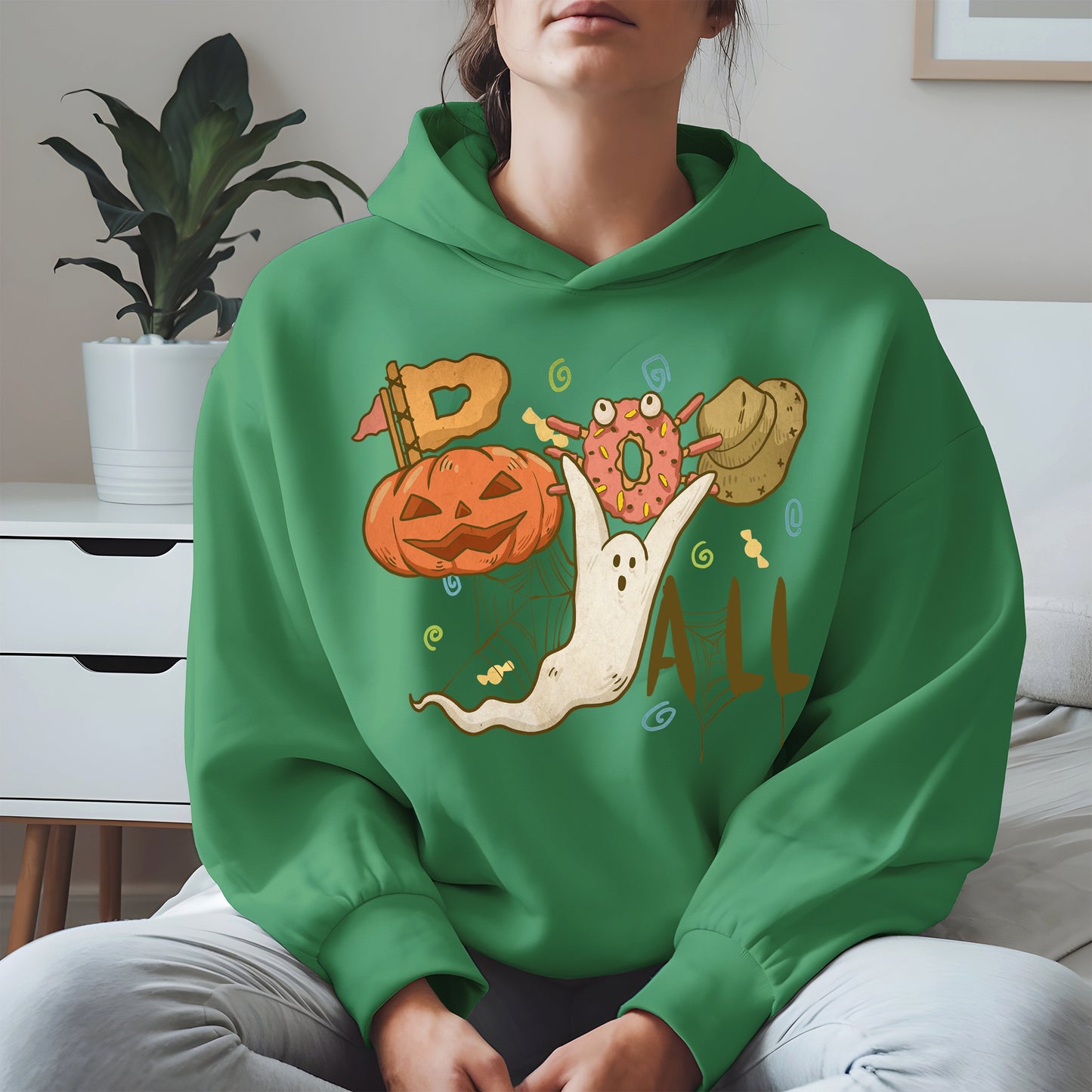 Boo Yall Cute Halloween Fall Tee