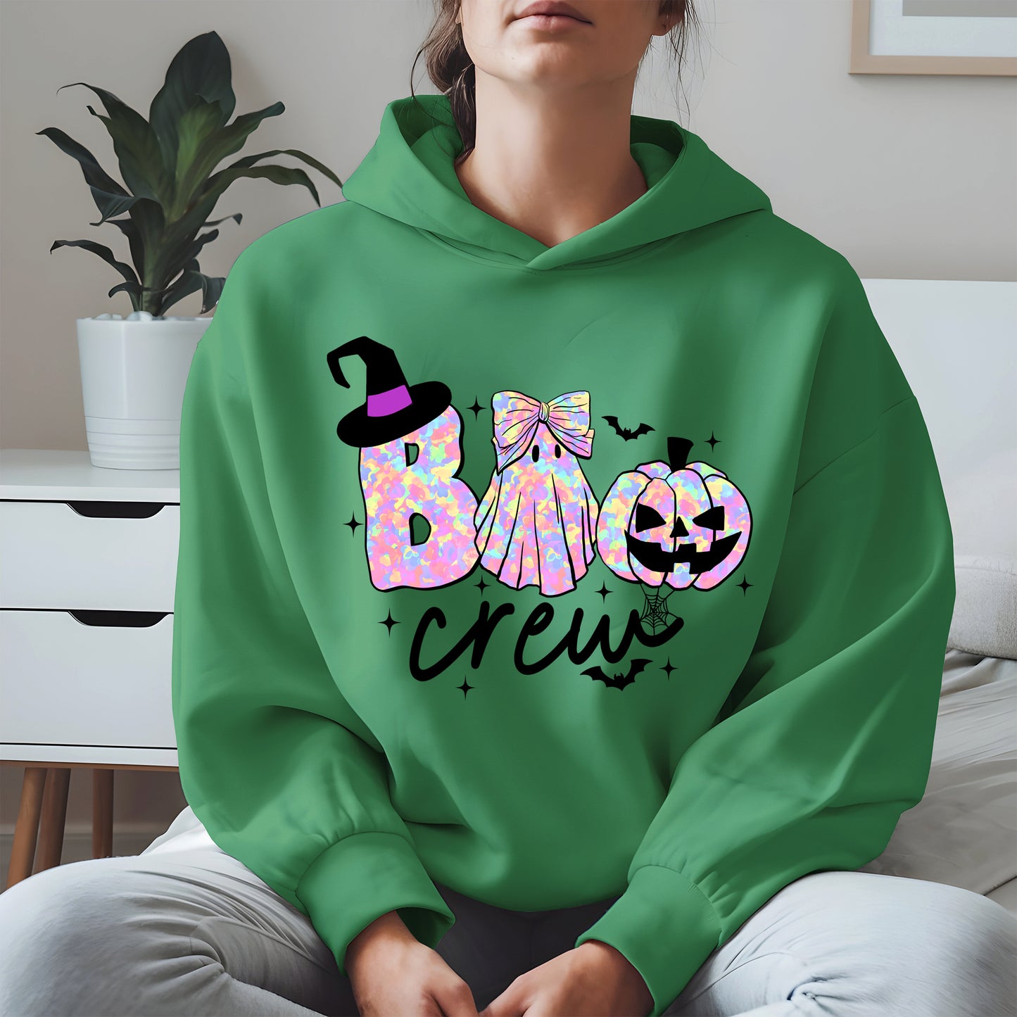 Boo Crew halloween shirt and hoodie