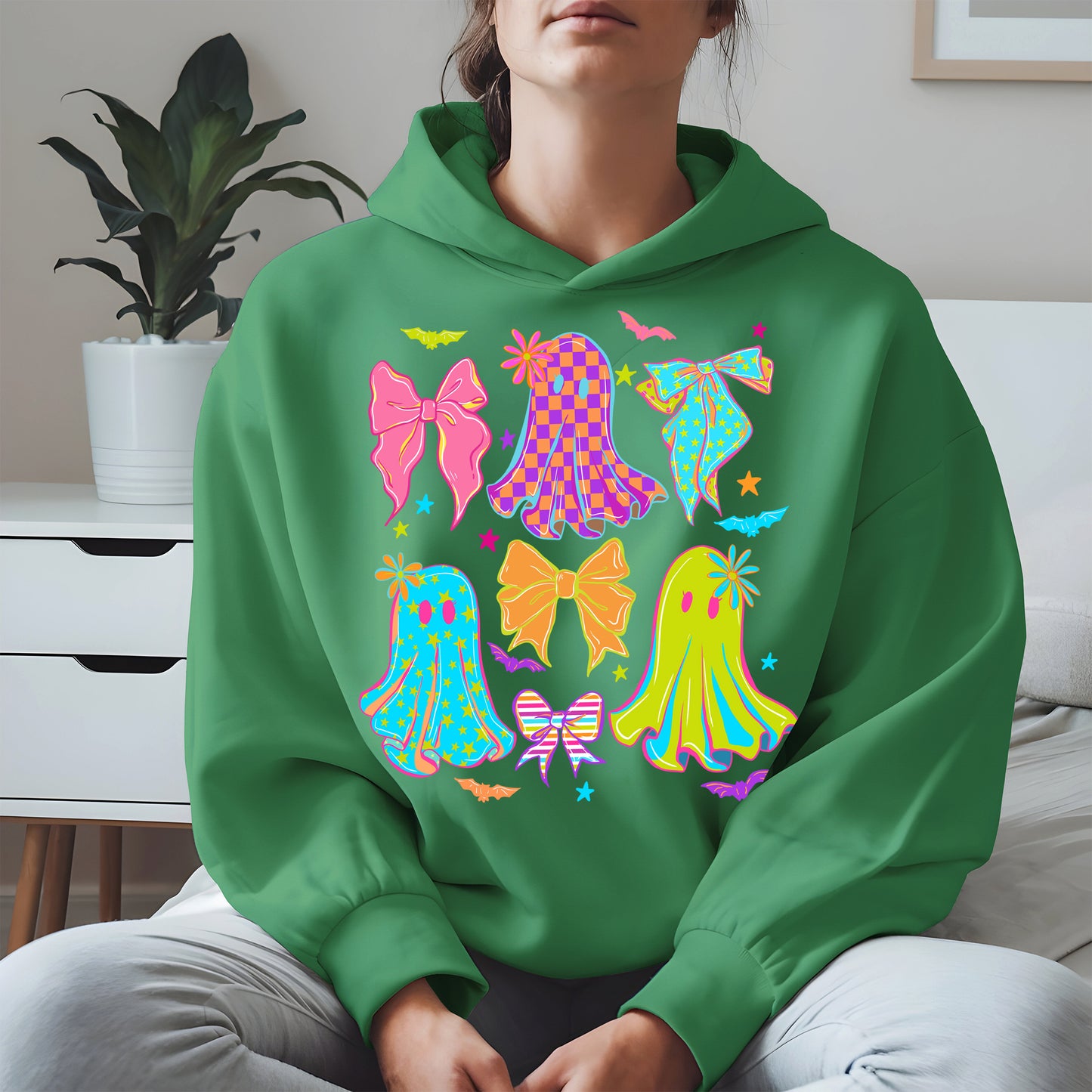 Neon Ghost Coquette halloween shirt