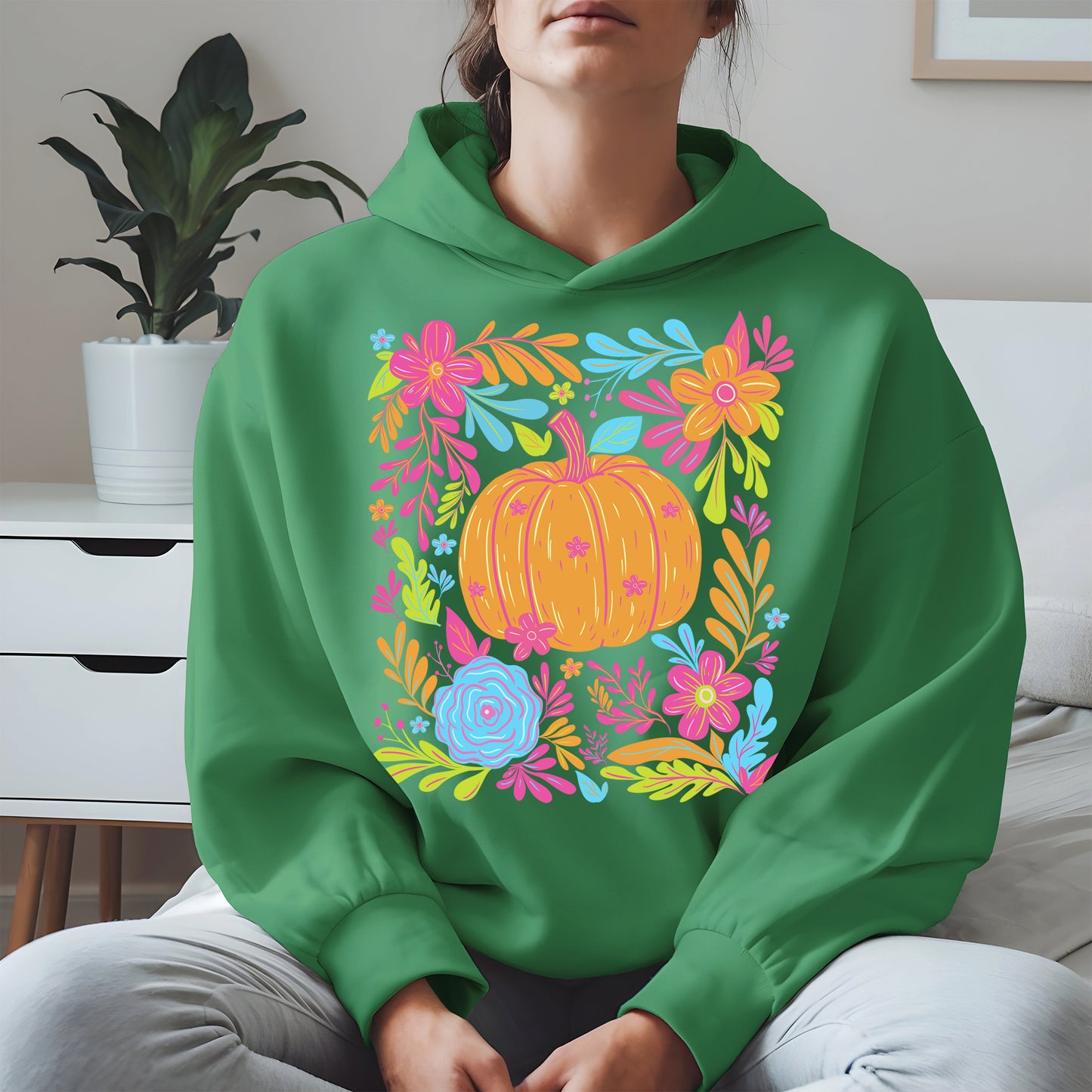 Neon Pumpkin halloween shirt