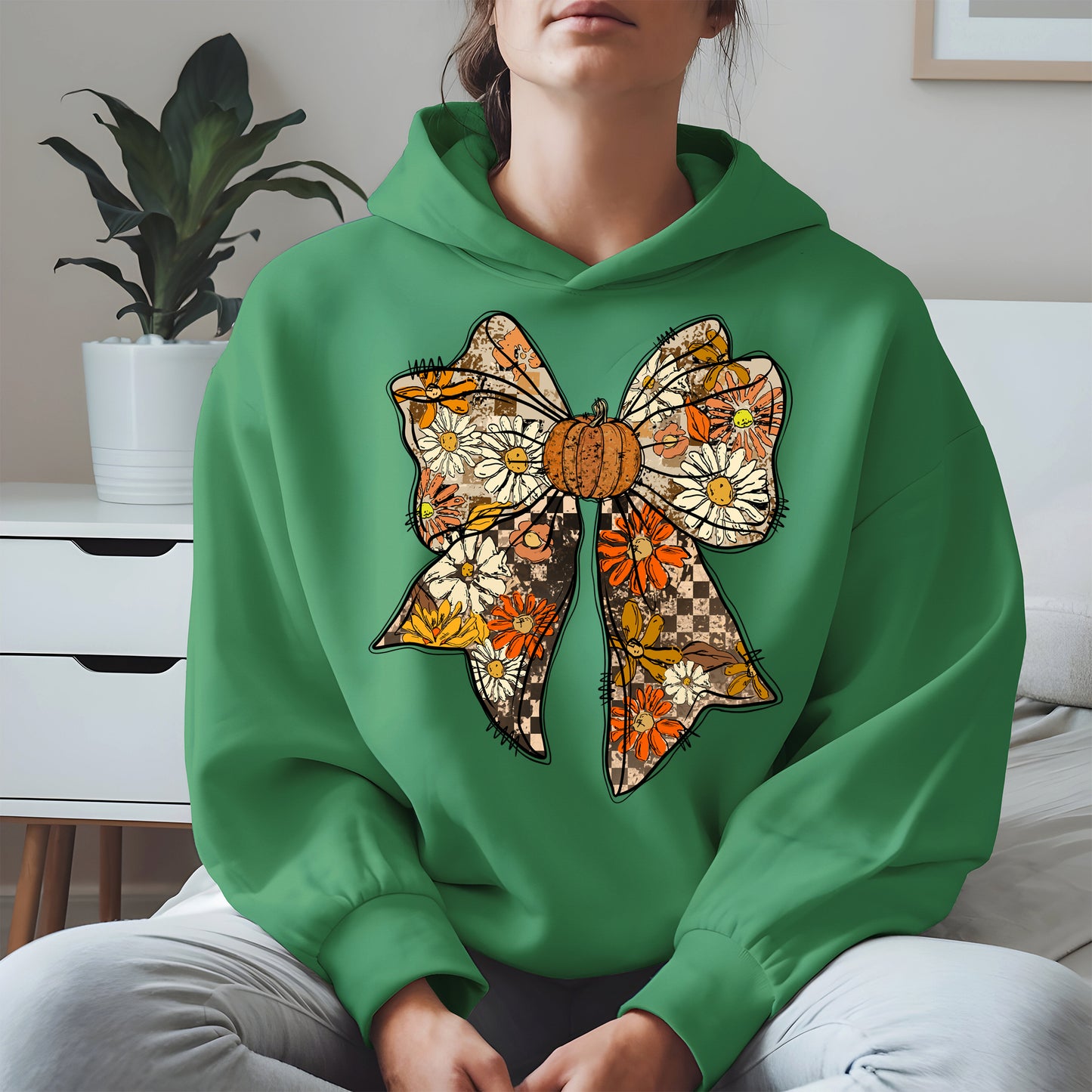 Floral Halloween Coquette Bow shirt
