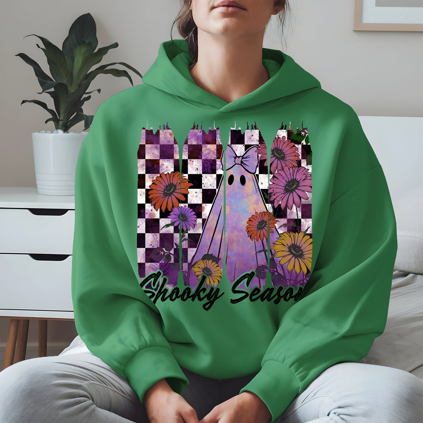 Floral Ghost Halloween shirt
