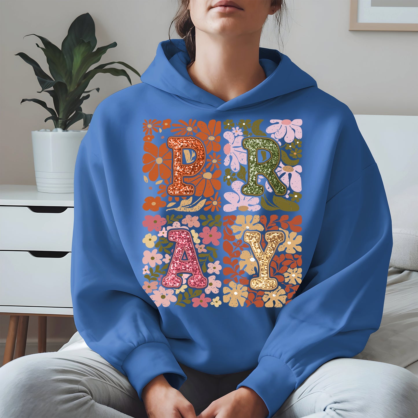 Retro Floral Faith Fall Christian Shirt