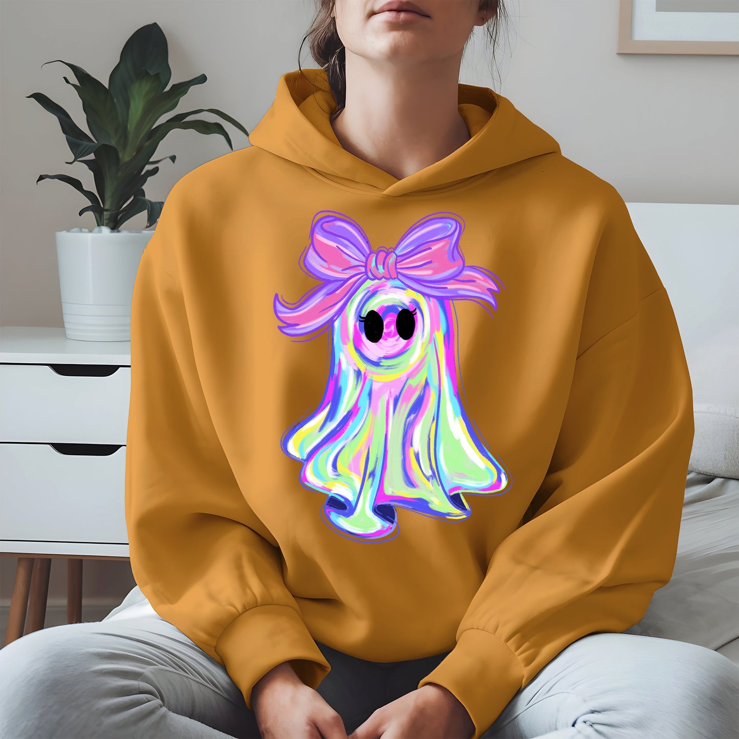 Pastel Ghost Shirt Hoodie Sweatshirt for Halloween Vibes