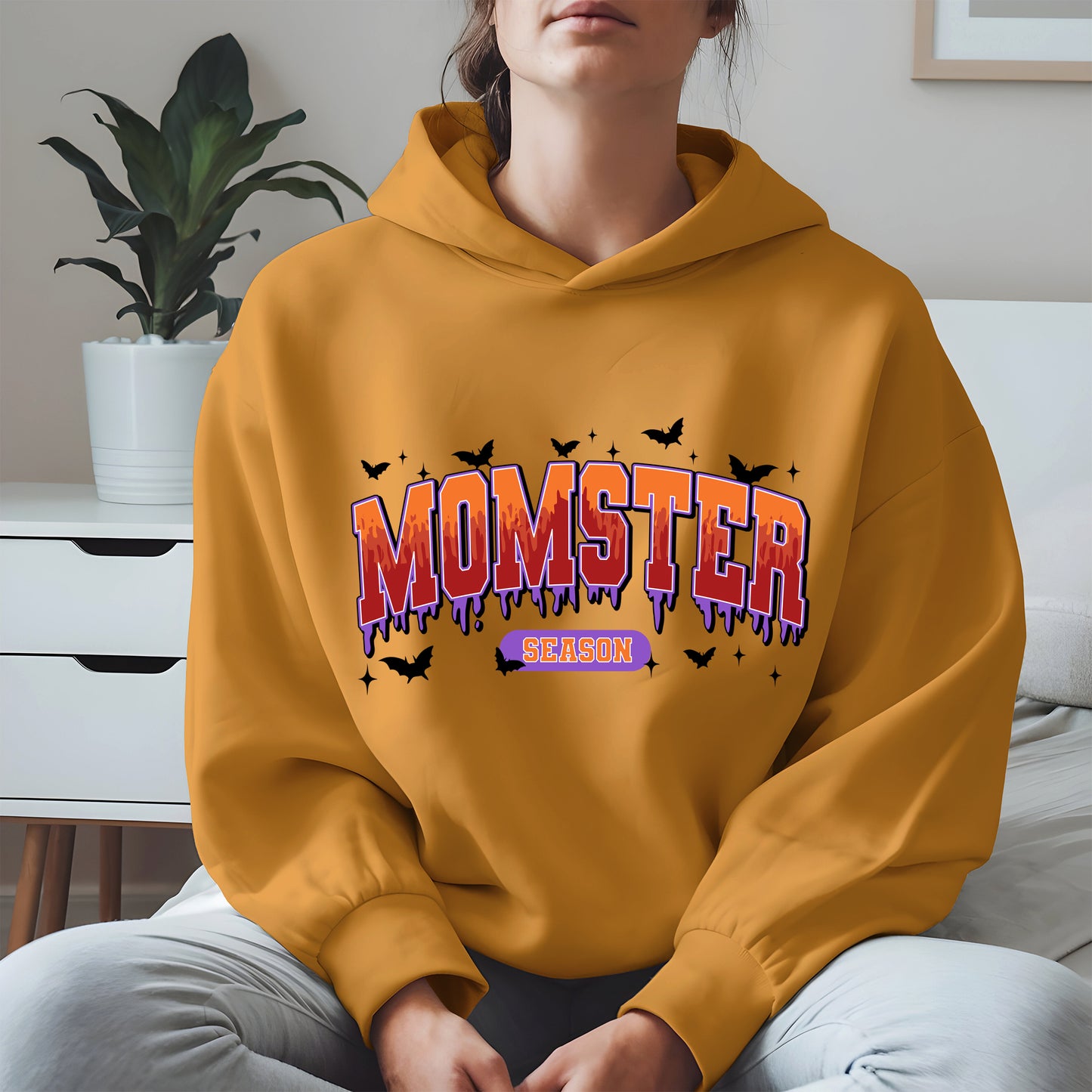 Momster Season Shirt Hoodie Sweatshirt for Halloween Moms