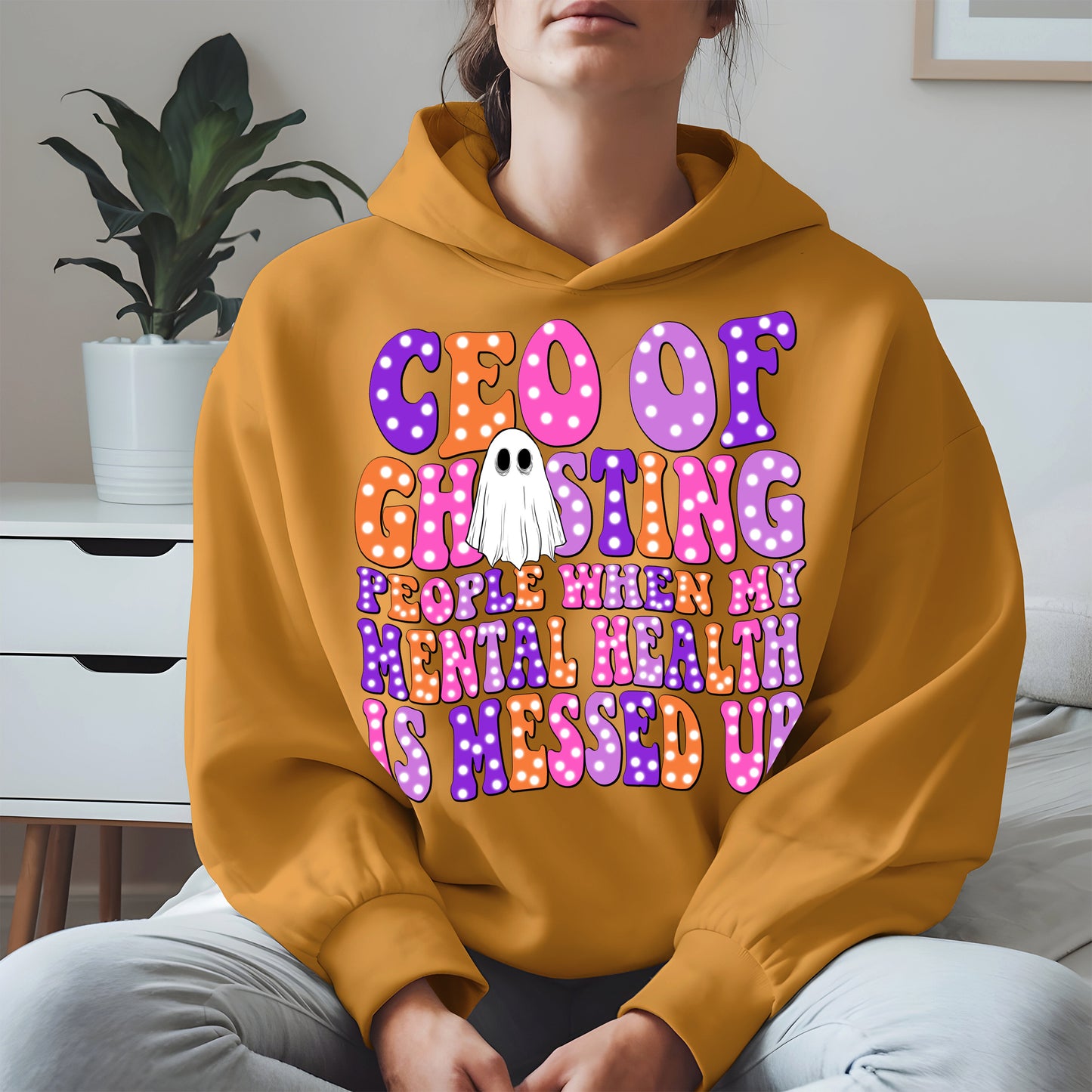 CEO of Ghosting Mental Health Shirt - Funny Ghost Tee